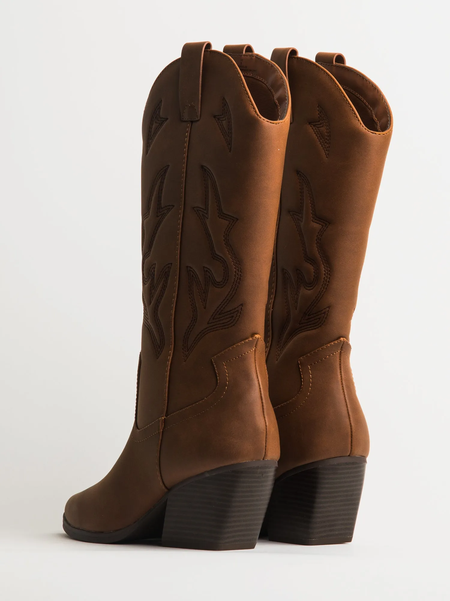 WOMENS HARLOW STASSIE COWBOY BOOTS - BROWN sold by Boathouse product image thumbnail 5