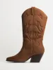 WOMENS HARLOW STASSIE COWBOY BOOTS - BROWN sold by Boathouse