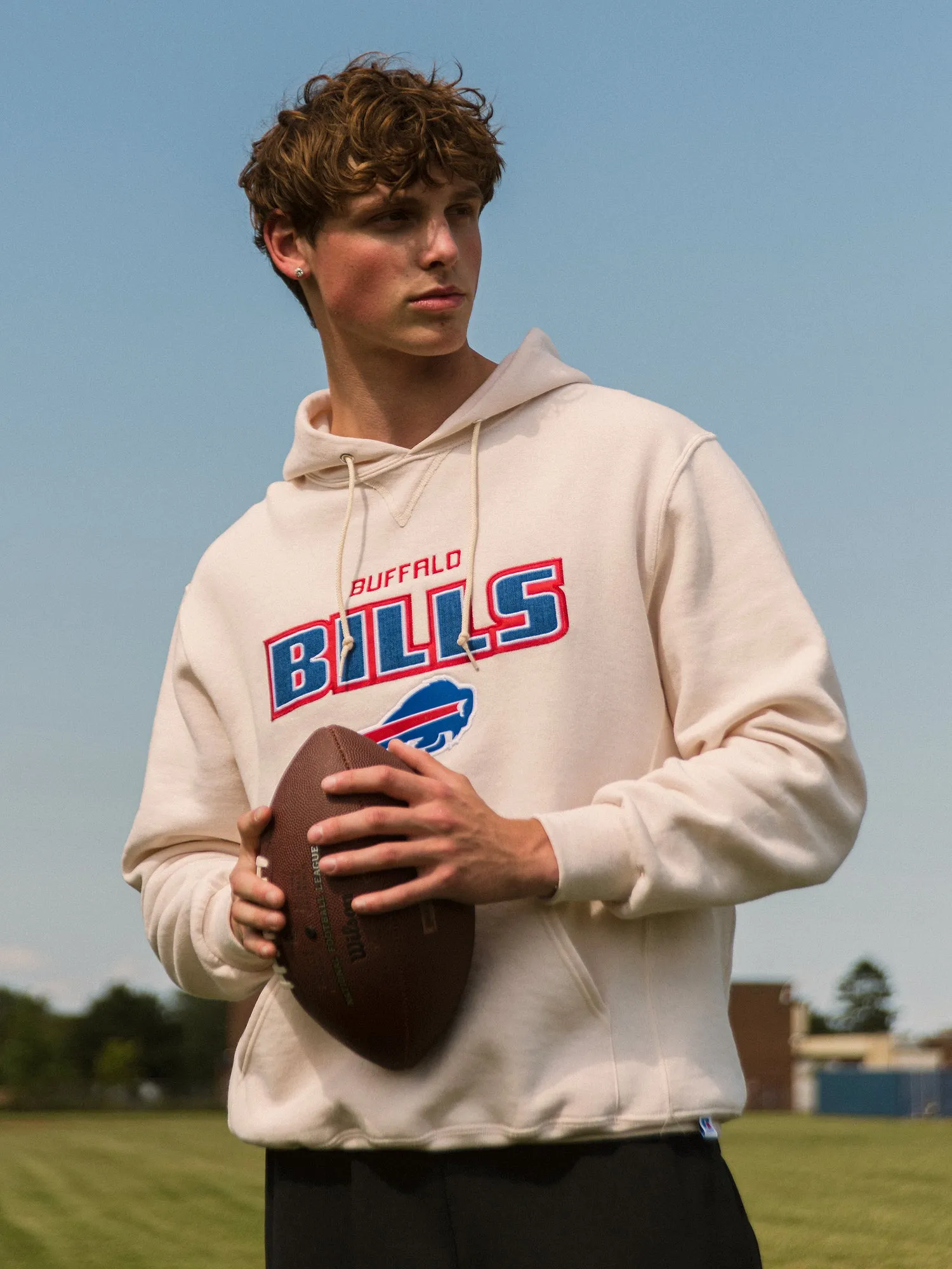 NFL BUFFALO BILLS LOGO PULLOVER HOODIE sold by Boathouse