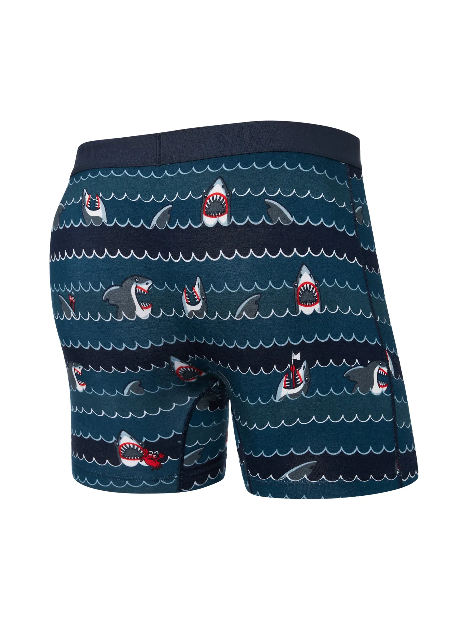 SAXX VIBE EXTRA BOXER BRIEFS FLY - GET SHARKY sold by Boathouse product image thumbnail 2