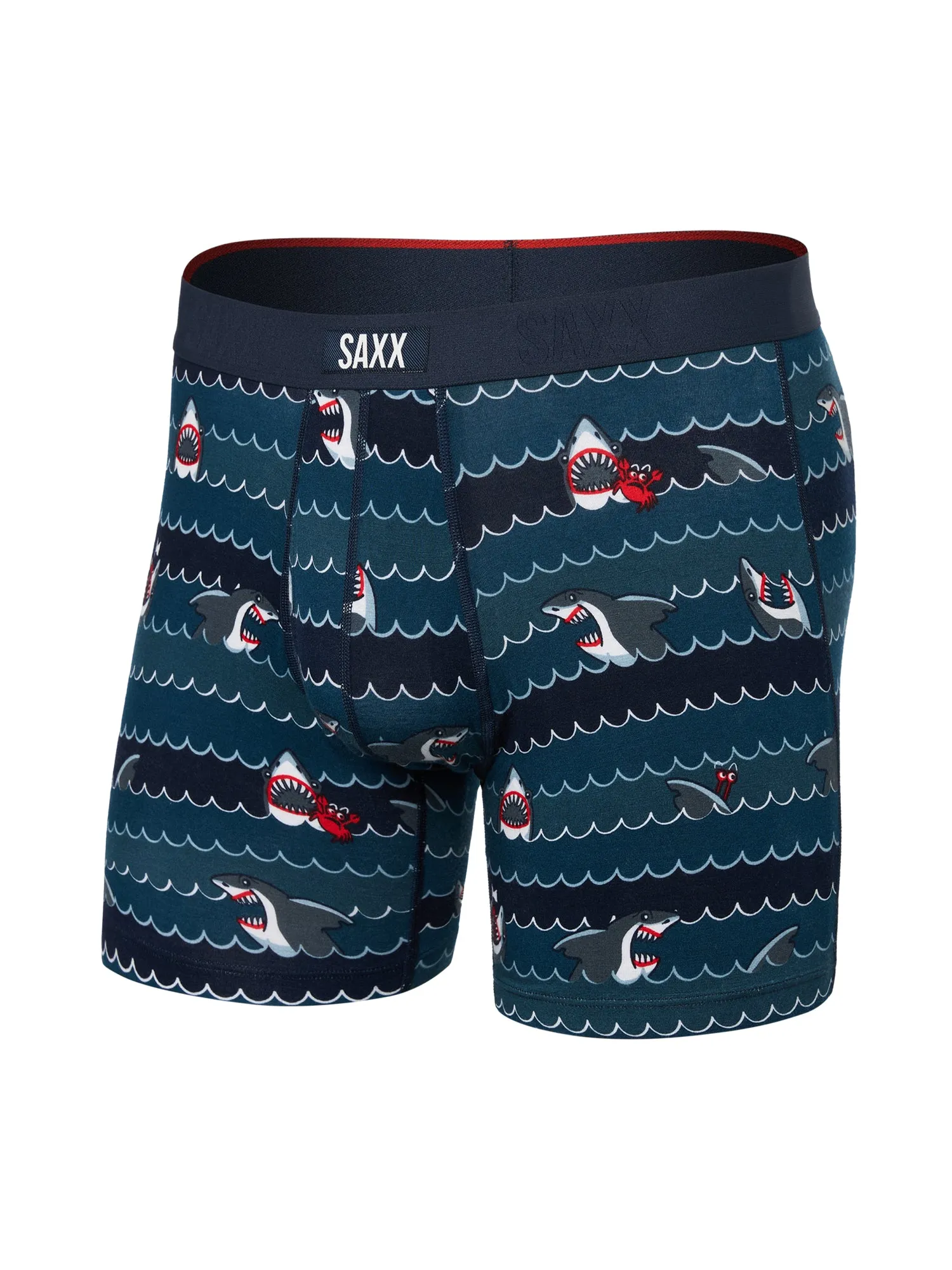 SAXX VIBE EXTRA BOXER BRIEFS FLY - GET SHARKY sold by Boathouse