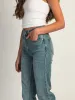 HARLOW HIGH-RISE STRAIGHT JEAN - MID WASH sold by Boathouse