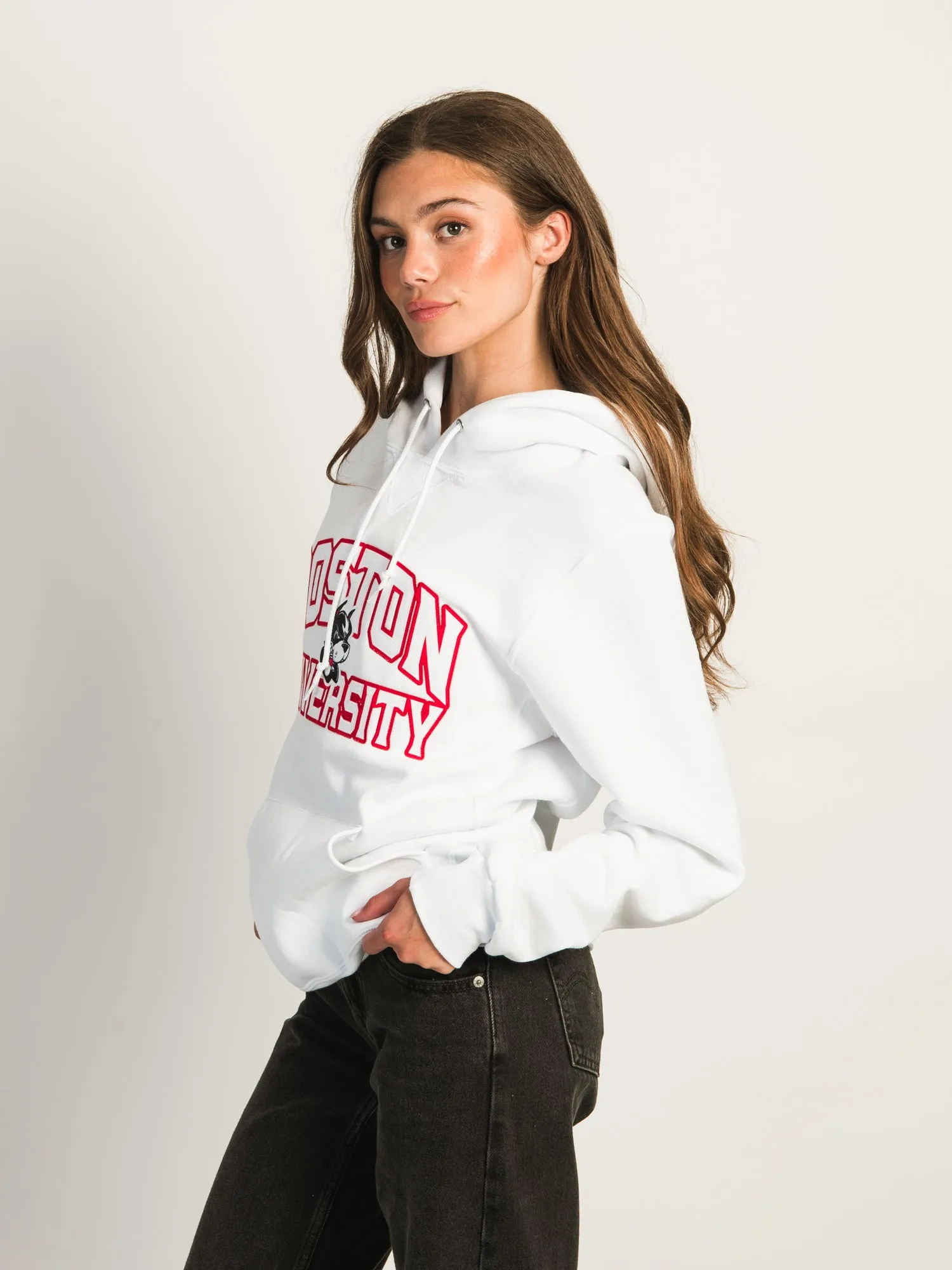 NCAA BOSTON U PULLOVER HOODIE sold by Boathouse product image thumbnail 5