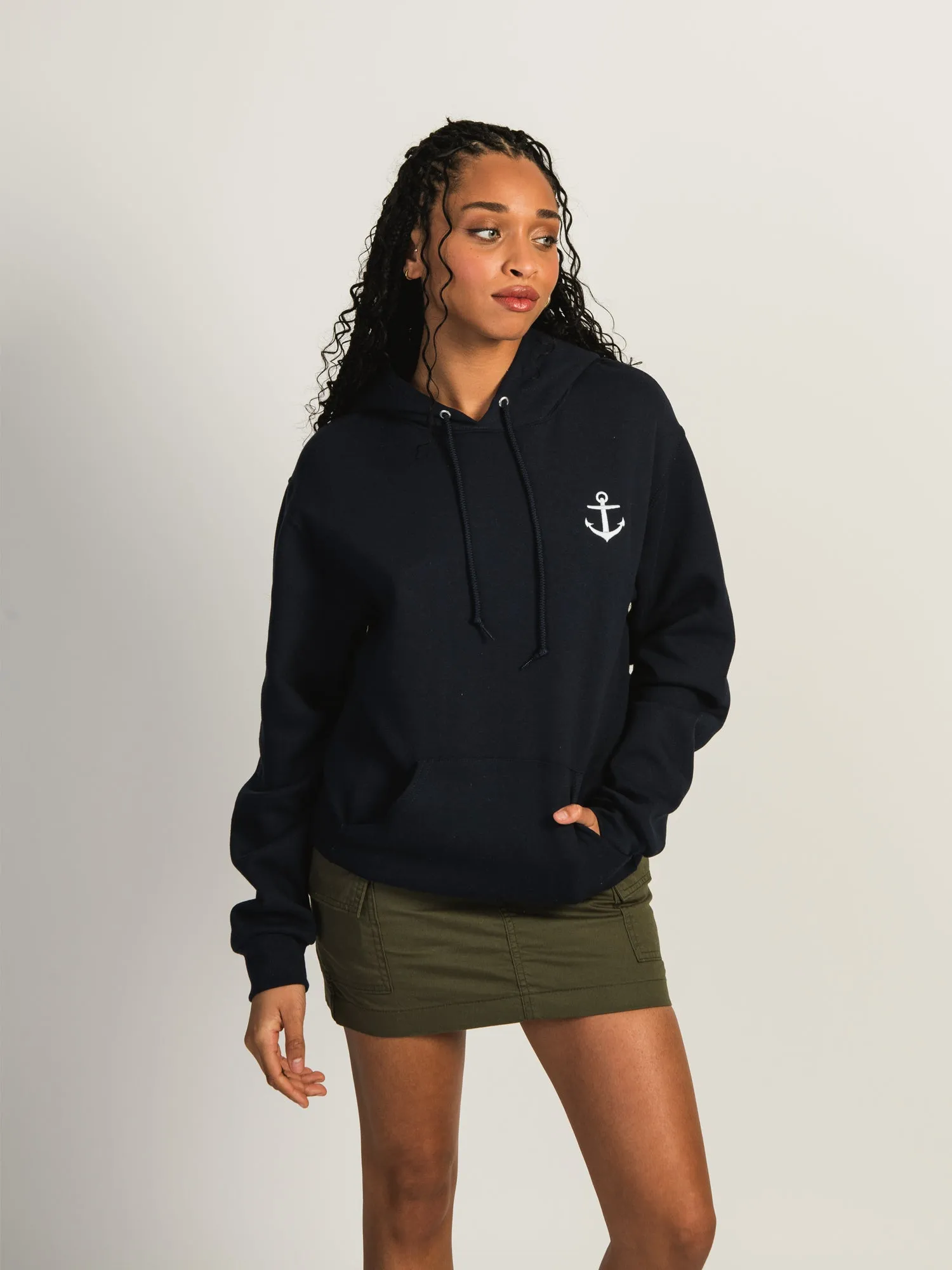 ANCHOR EMBROIDERED HOODIE sold by Boathouse product image thumbnail 2