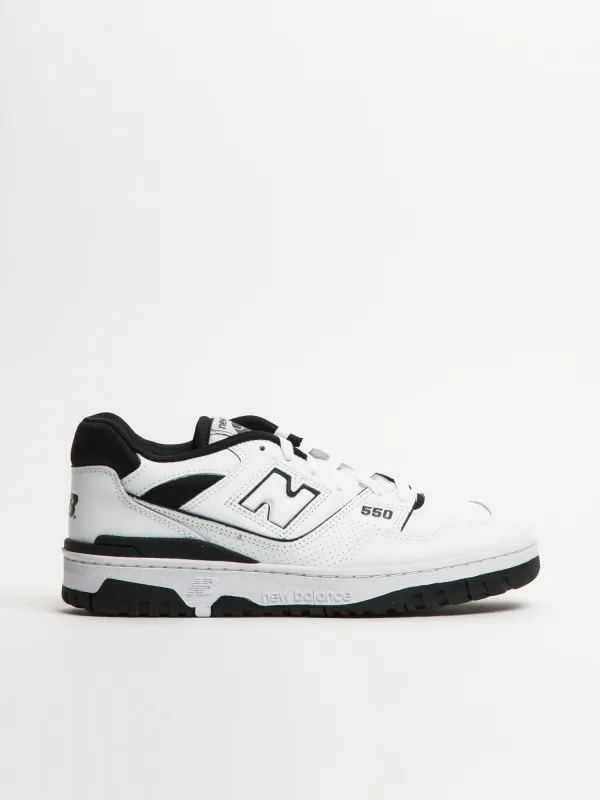 MENS NEW BALANCE THE BB550 SNEAKER - WHITE/BLACK sold by Boathouse