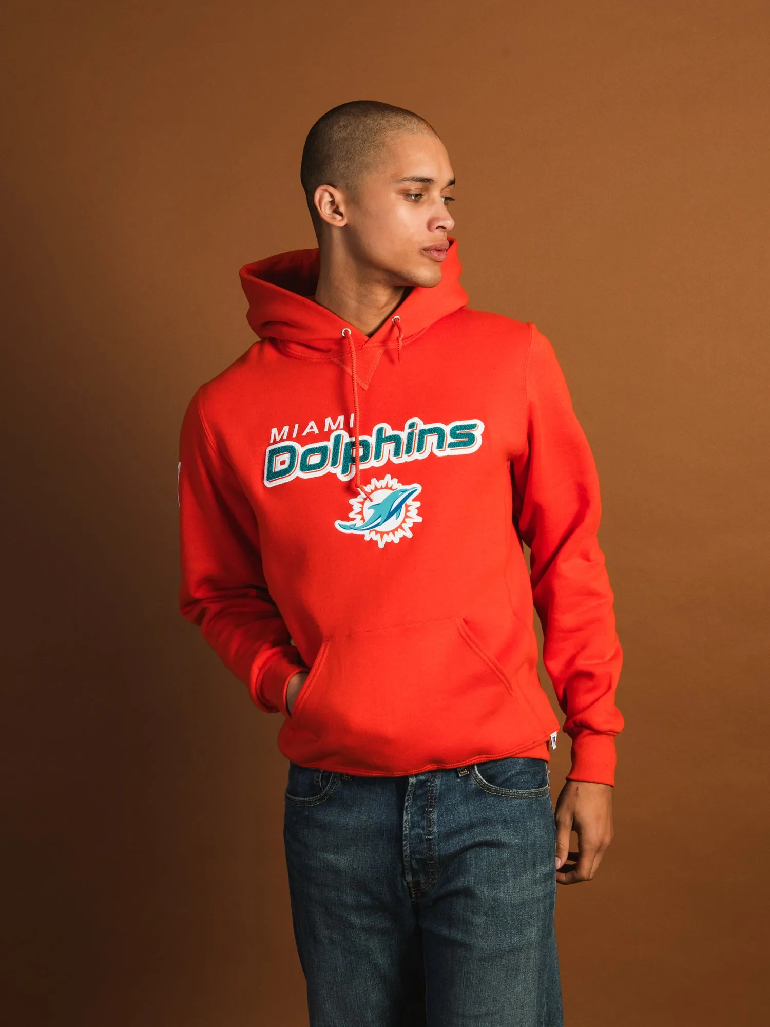 NFL MIAMI DOLPHINS END ZONE PULLOVER HOODIE sold by Boathouse