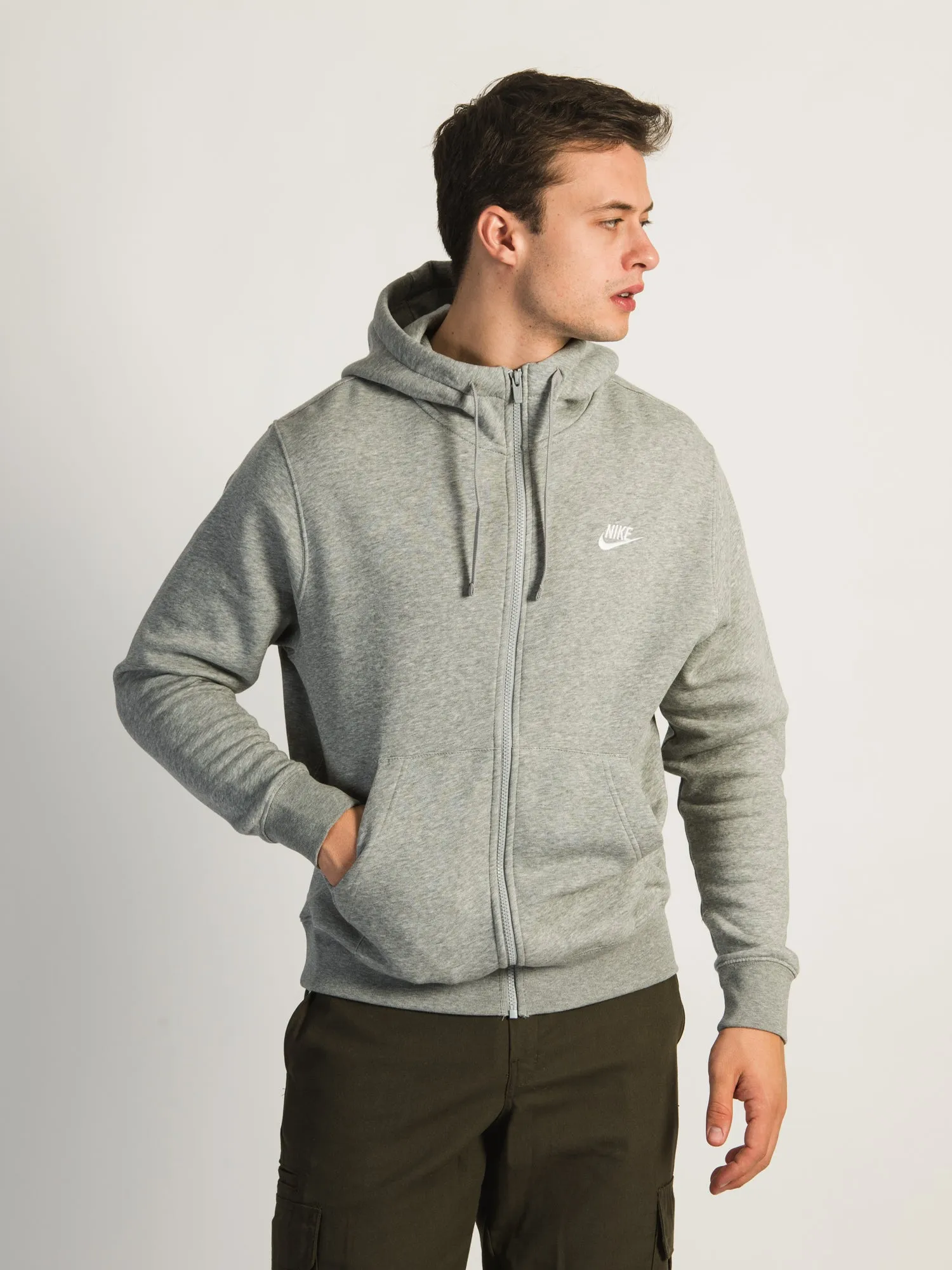 NIKE SPORTSWEAR CLUB FULL ZIP HOODIE sold by Boathouse