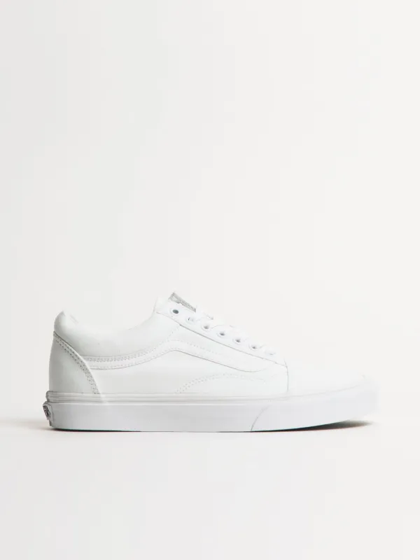 MENS VANS OLD SKOOL TRUE WHITE CANVAS SNEAKER sold by Boathouse