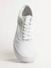 MENS VANS OLD SKOOL TRUE WHITE CANVAS SNEAKER sold by Boathouse