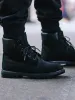 WOMENS TIMBERLAND ICON 6" PREMIUM BLACK NUBUCK BOOTS sold by Boathouse
