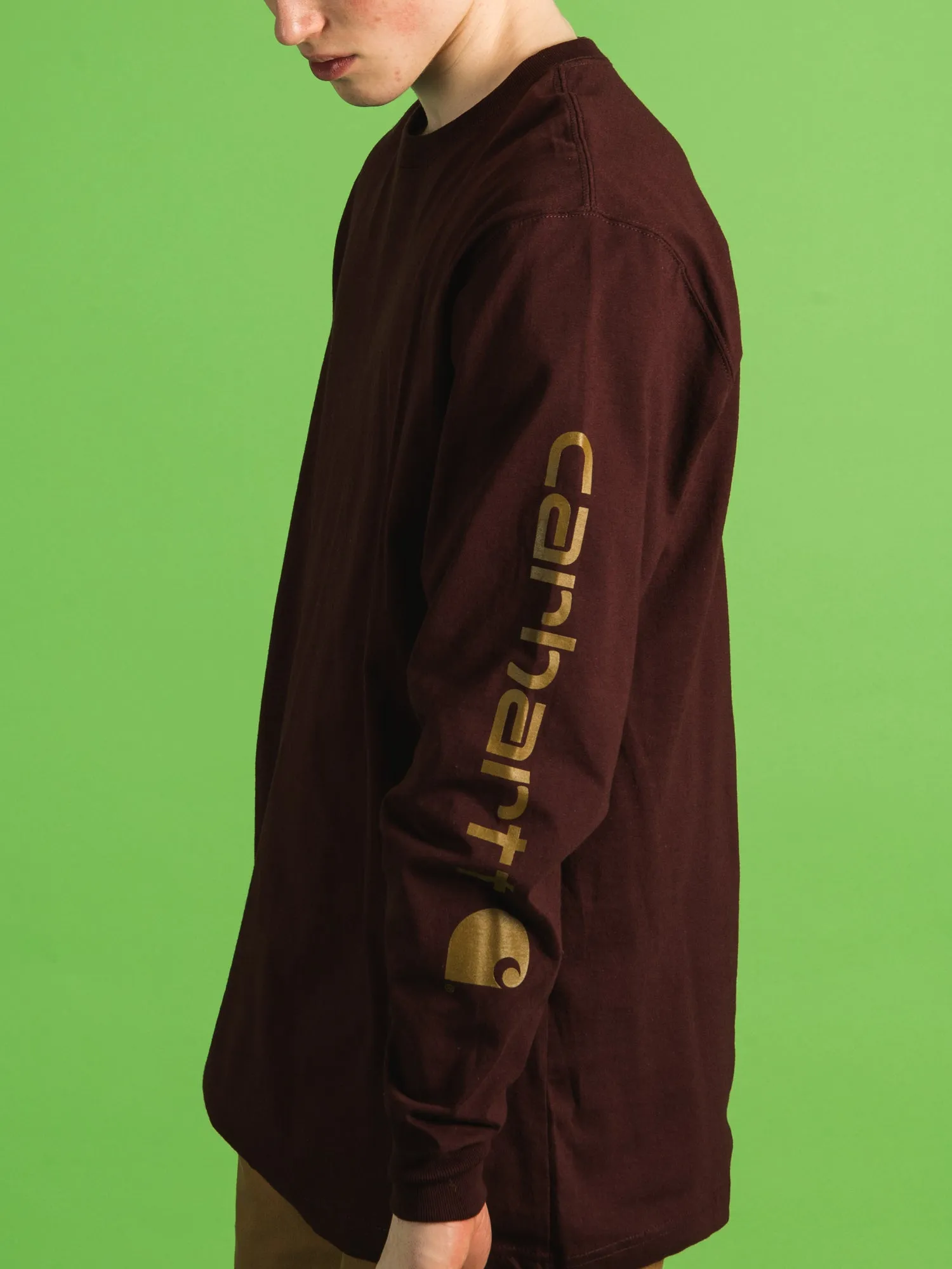 CARHARTT LONG SLEEVE LOGO SLEEVE GRAPHIC TEE sold by Boathouse product image thumbnail 3