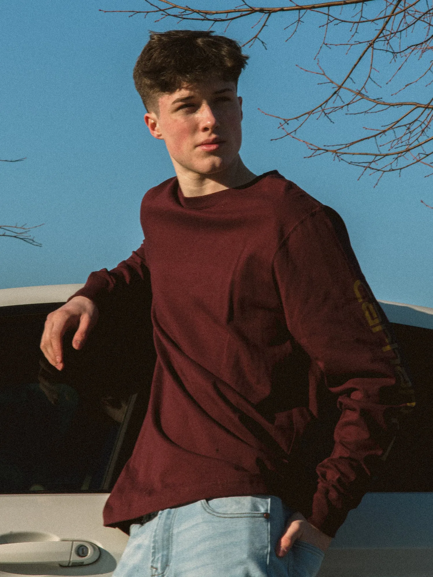 CARHARTT LONG SLEEVE LOGO SLEEVE GRAPHIC TEE sold by Boathouse