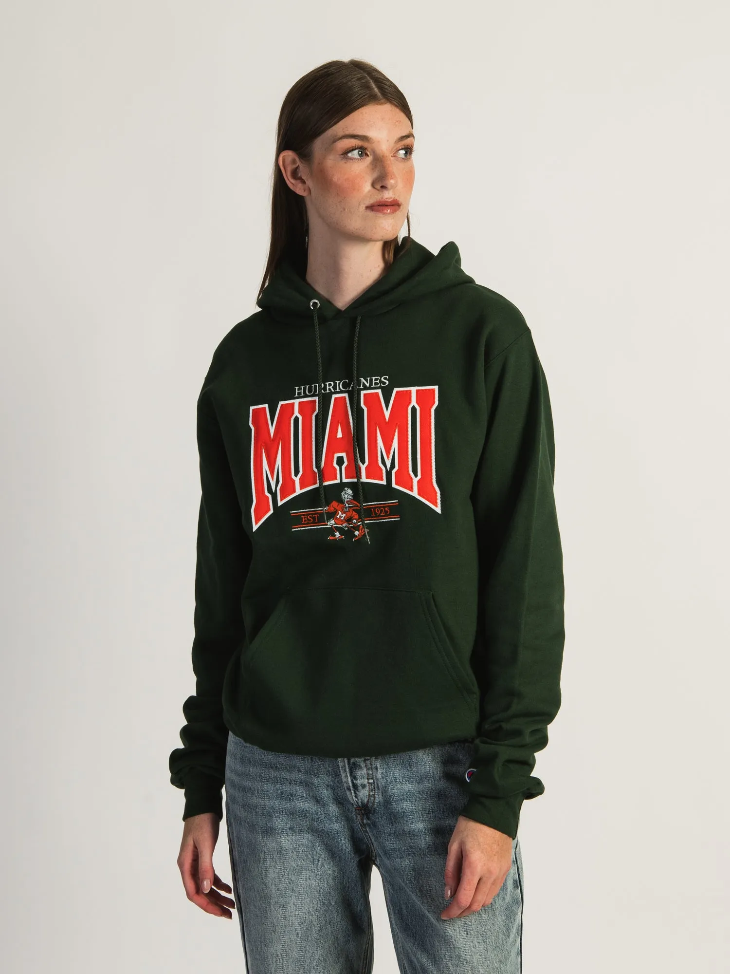 NCAA MIAMI U PULLOVER HOODIE sold by Boathouse product image thumbnail 2