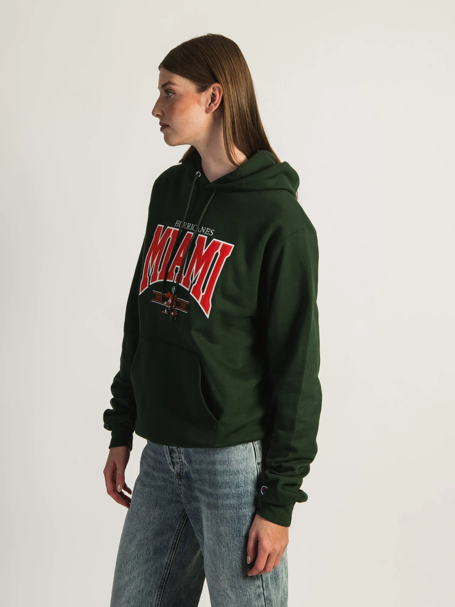 NCAA MIAMI U PULLOVER HOODIE sold by Boathouse product image thumbnail 5