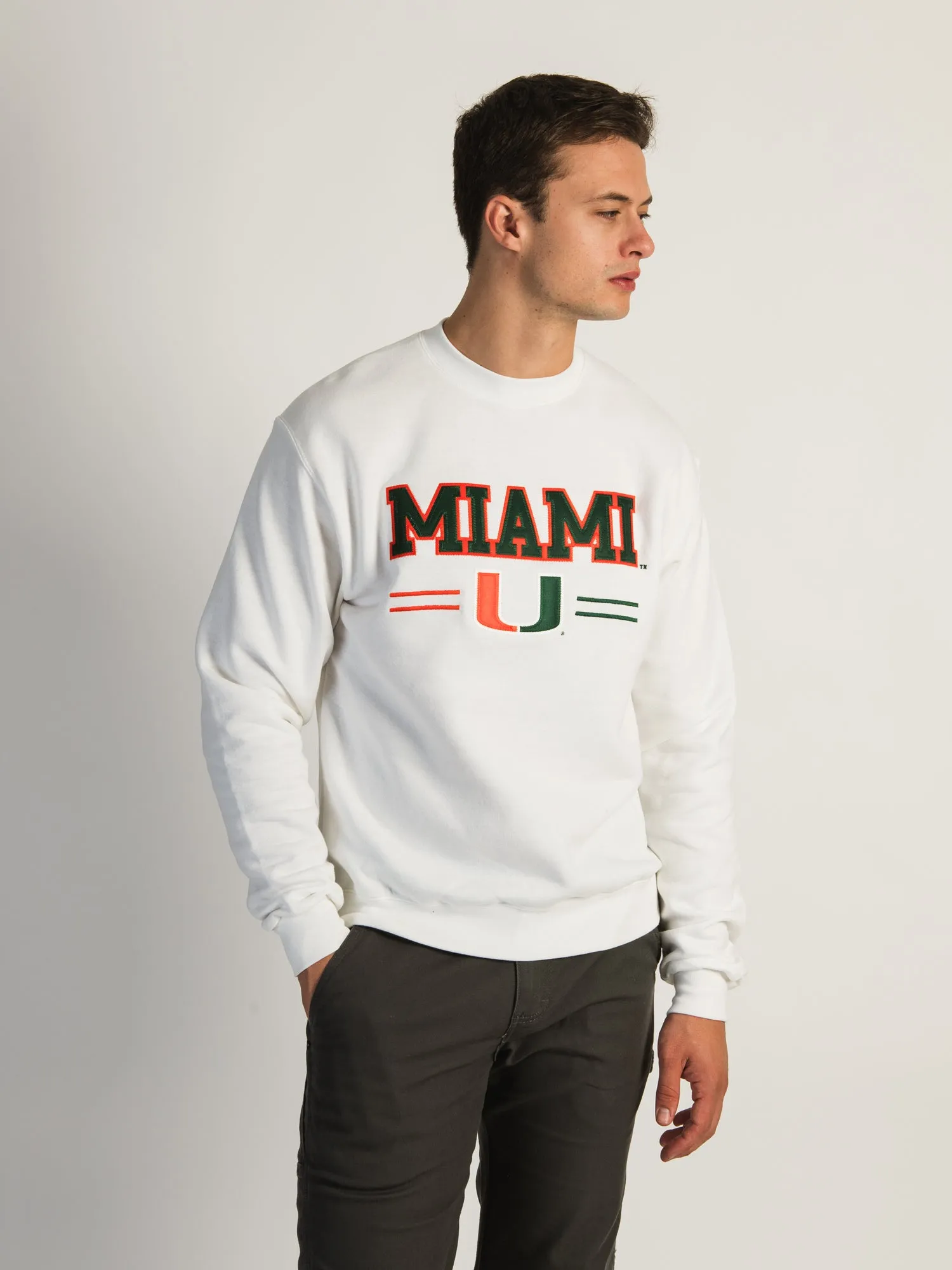 NCAA MIAMI U CREWNECK sold by Boathouse product image thumbnail 3