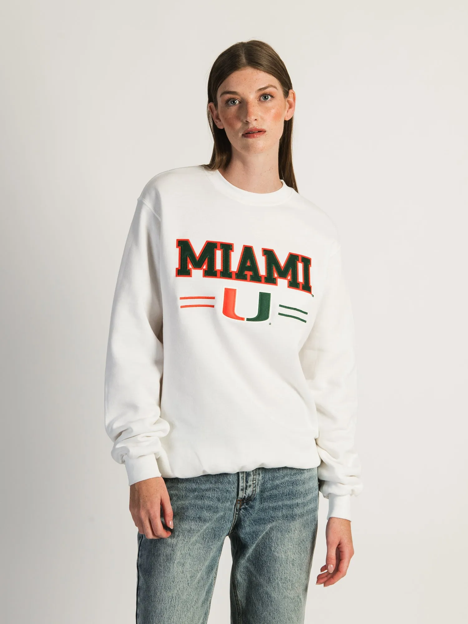 NCAA MIAMI U CREWNECK sold by Boathouse product image thumbnail 5