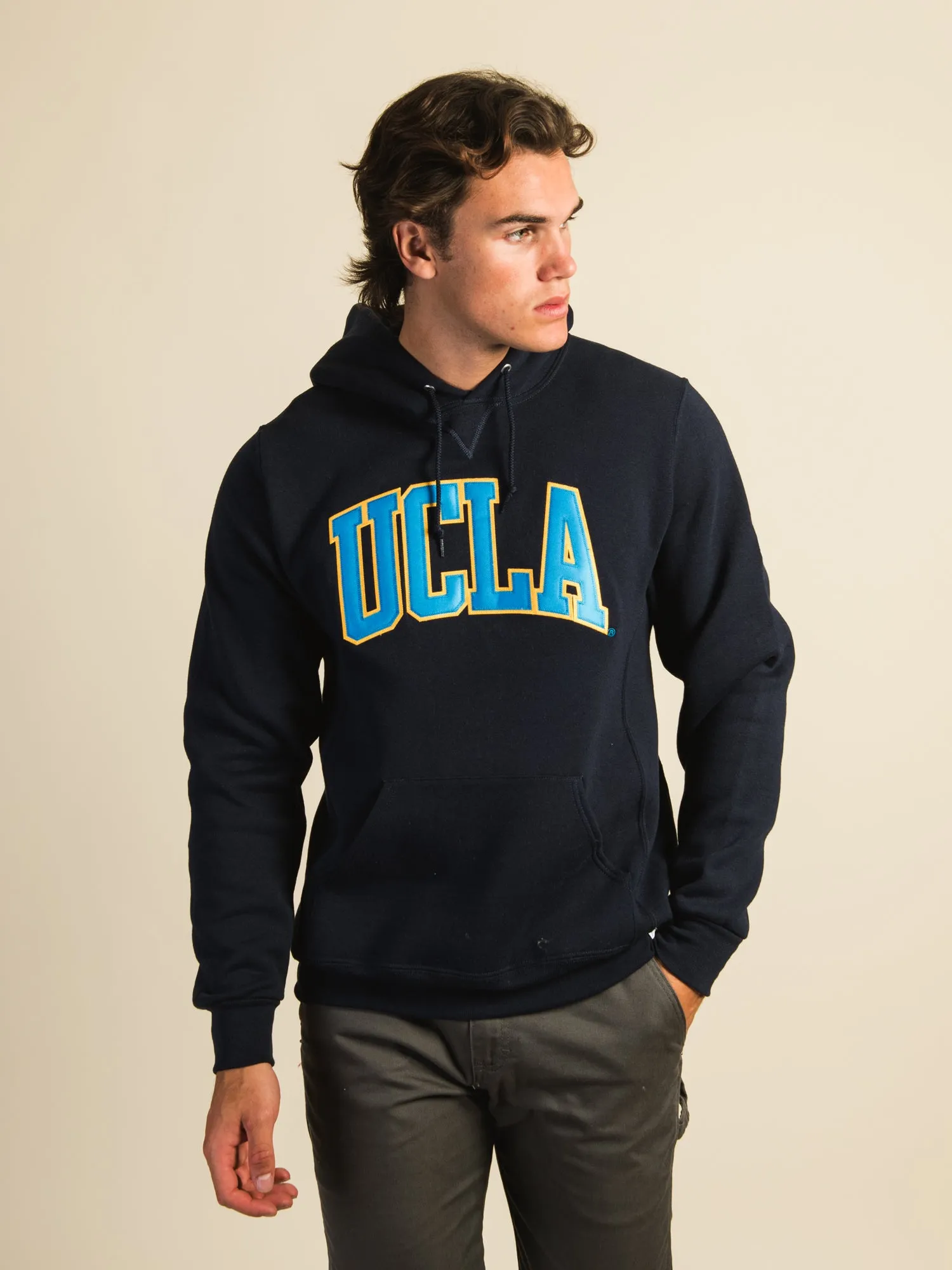 NCAA UCLA SLEEVE EMBROIDERED HOODIE sold by Boathouse