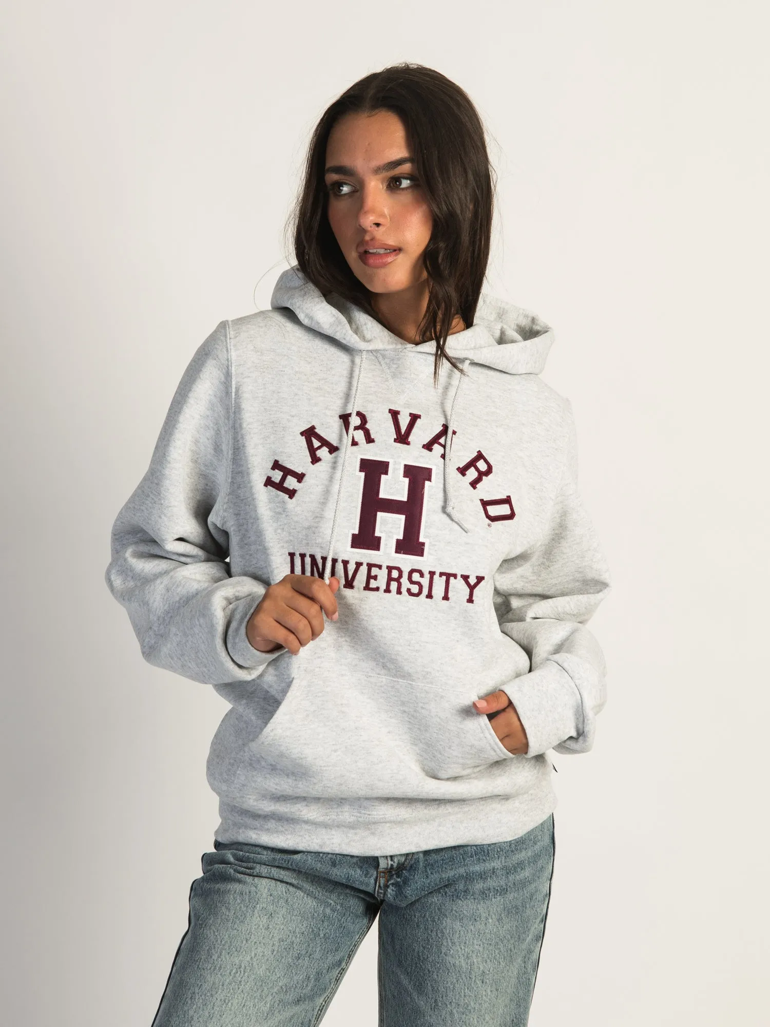 NCAA HARVARD PULLOVER HOODIE sold by Boathouse product image thumbnail 2