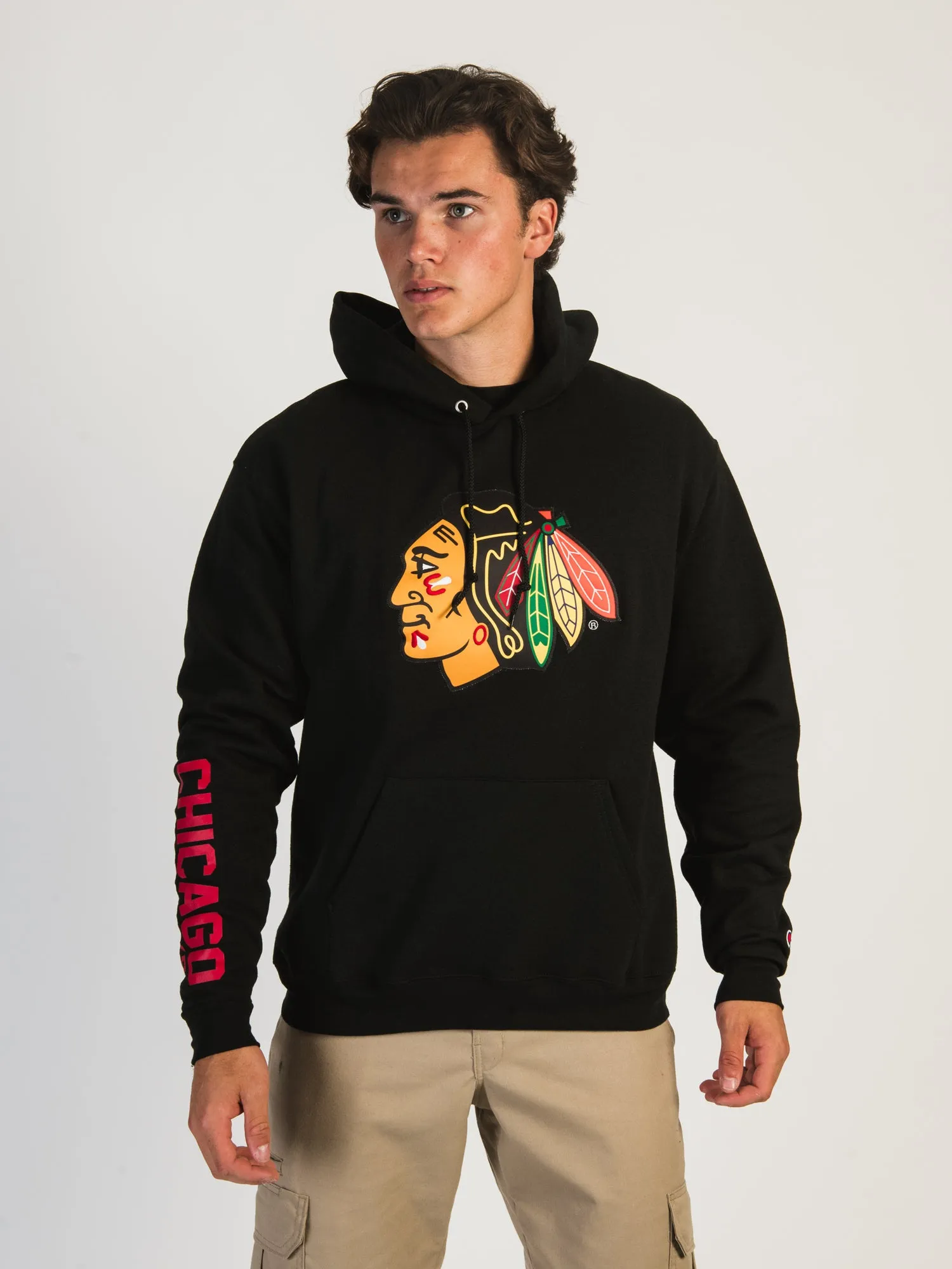 NHL CHICAGO BLACKHAWKS CENTER ICE PULLOVER HOODIE sold by Boathouse product image thumbnail 2