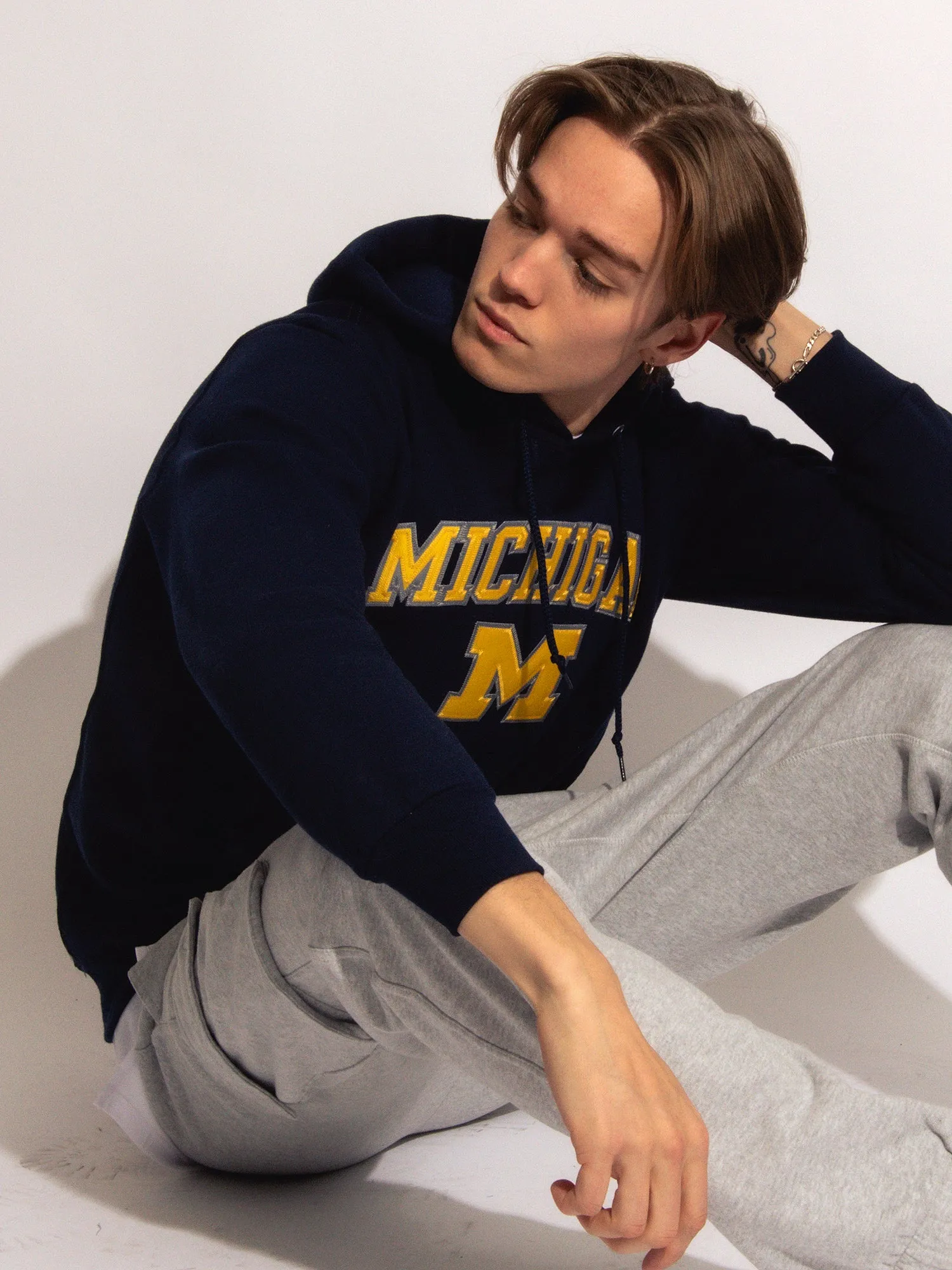 NCAA MICHIGAN PULLOVER HOODIE sold by Boathouse