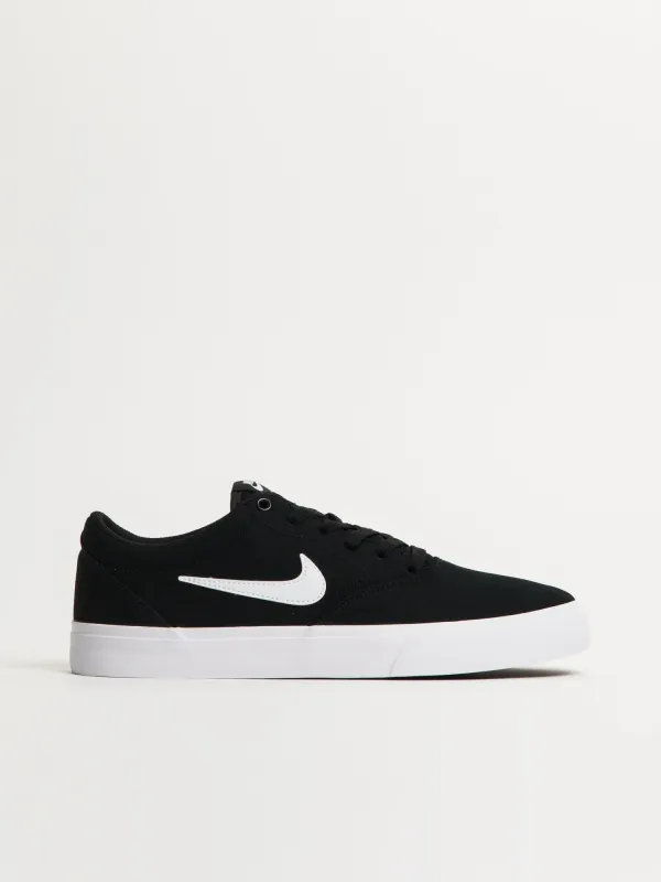 MENS NIKE SB CHARGE CANVAS - BLACK/WHITE sold by Boathouse