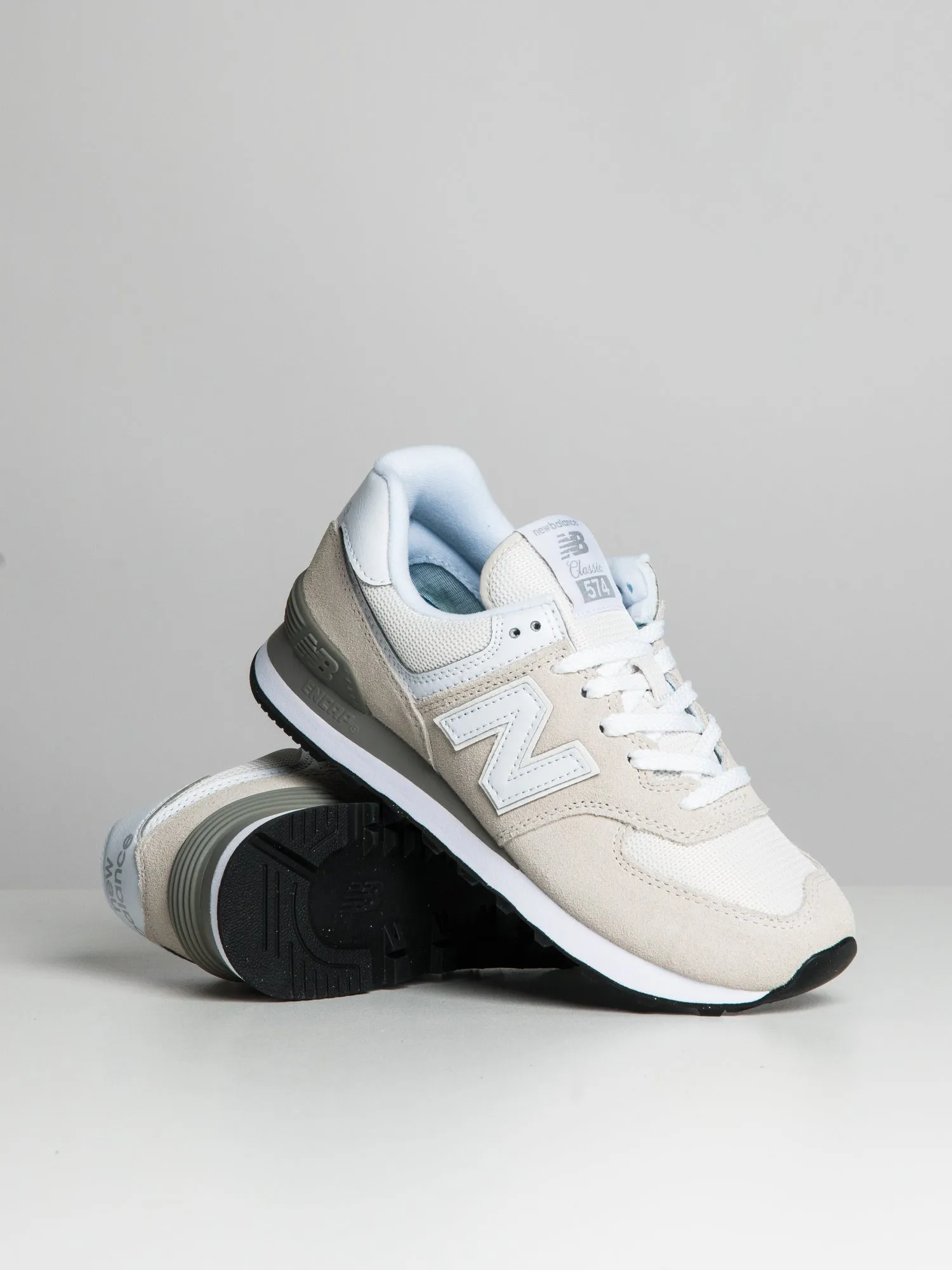 WOMENS NEW BALANCE THE 574 SNEAKER - NIMBUS CLOUD/WHITE sold by Boathouse product image thumbnail 2