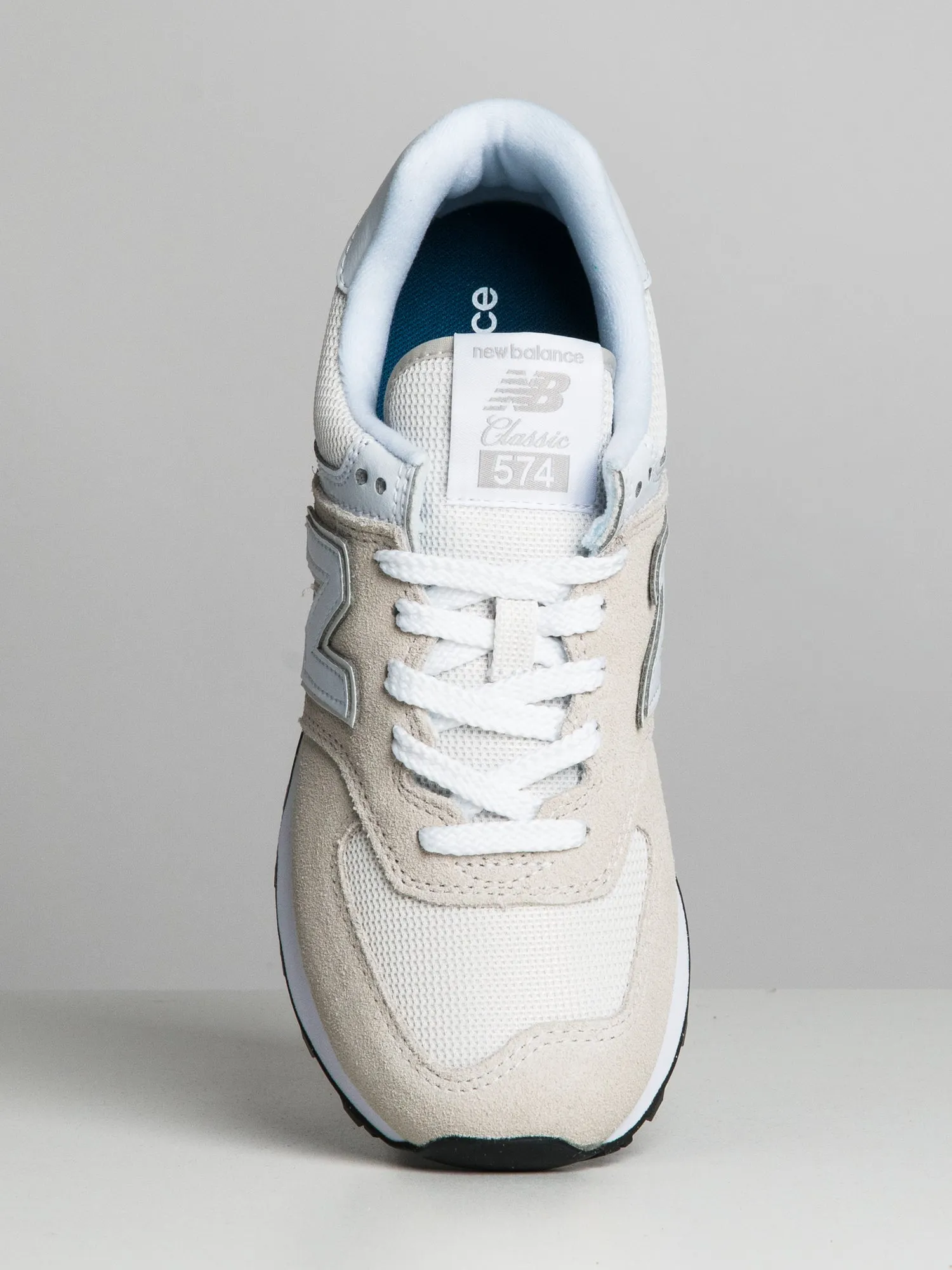 WOMENS NEW BALANCE THE 574 SNEAKER - NIMBUS CLOUD/WHITE sold by Boathouse product image thumbnail 5