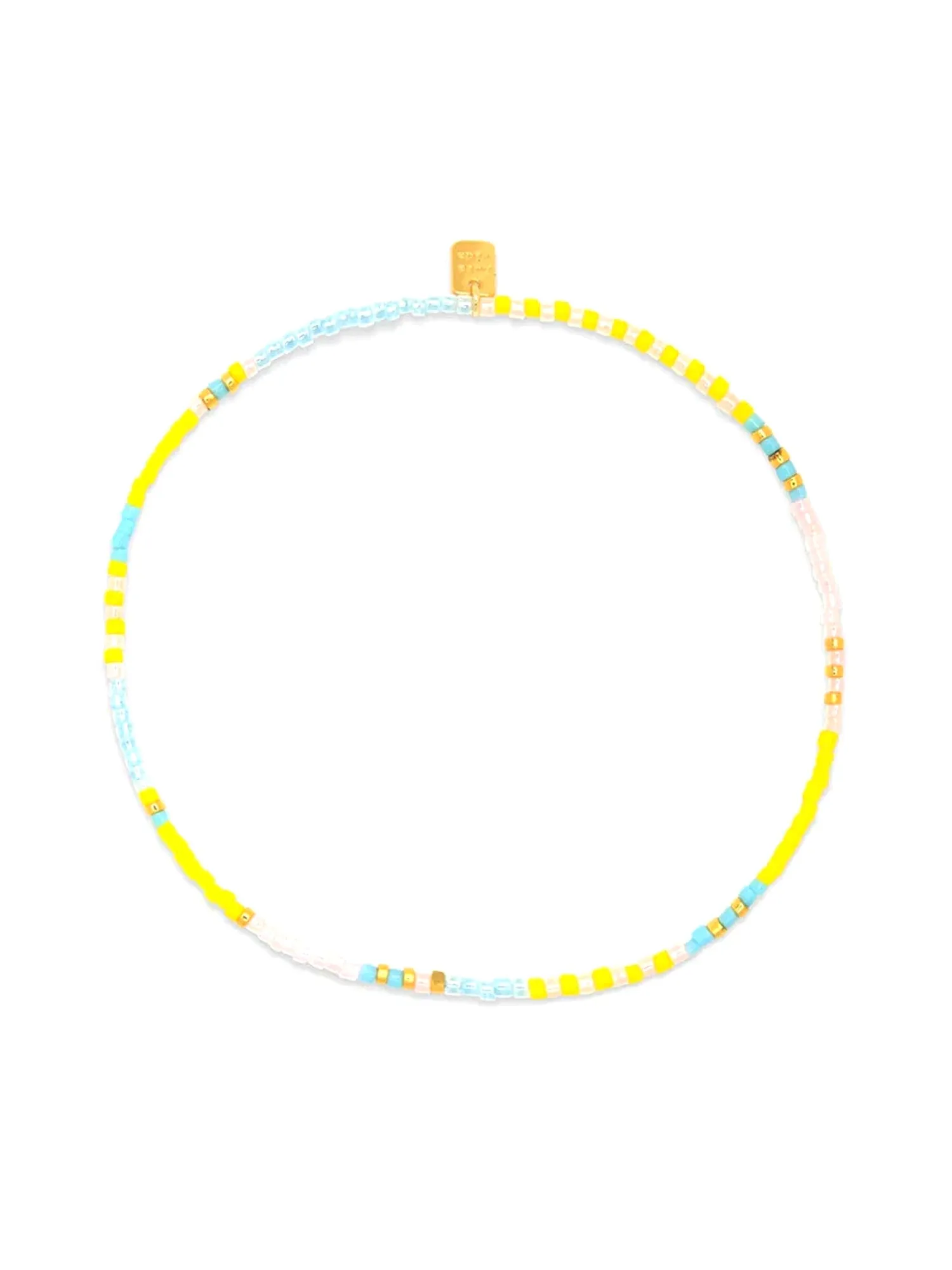 PURA VIDA MIXED SEED BEAD STRTCH ANKLET sold by Boathouse