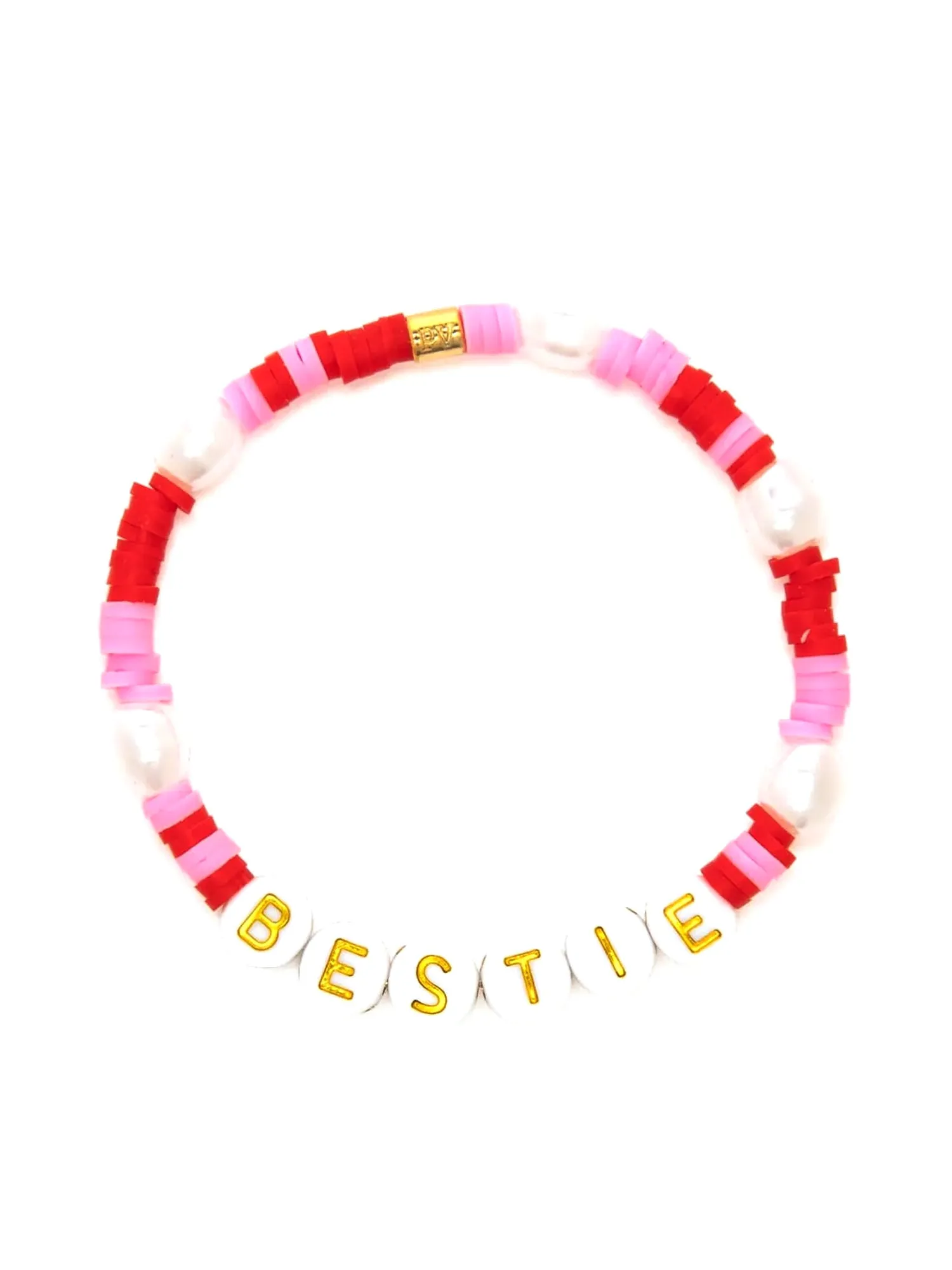 PURA VIDA VINYL DISC ALPHABET BRACELET sold by Boathouse