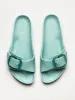 WOMENS BIRKENSTOCK MADRID BIG BUCKLE EVA SANDALS - MEDIUM/NARROW - AQUA sold by Boathouse