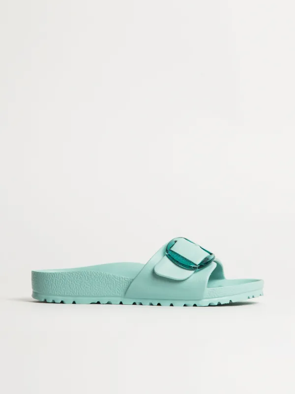 WOMENS BIRKENSTOCK MADRID BIG BUCKLE EVA SANDALS - MEDIUM/NARROW - AQUA sold by Boathouse