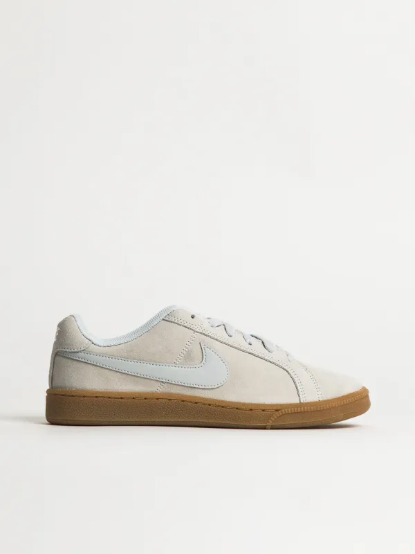 WOMENS NIKE COURT ROYALE SUEDE SNEAKERS - PLATINUM sold by Boathouse