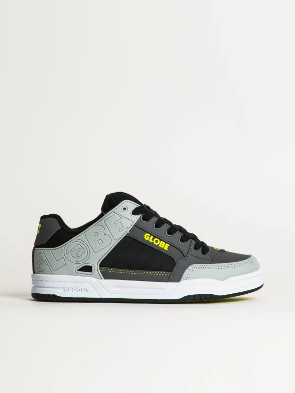 MENS GLOBE TILT SNEAKER - GREYSCALE/BLACK sold by Boathouse