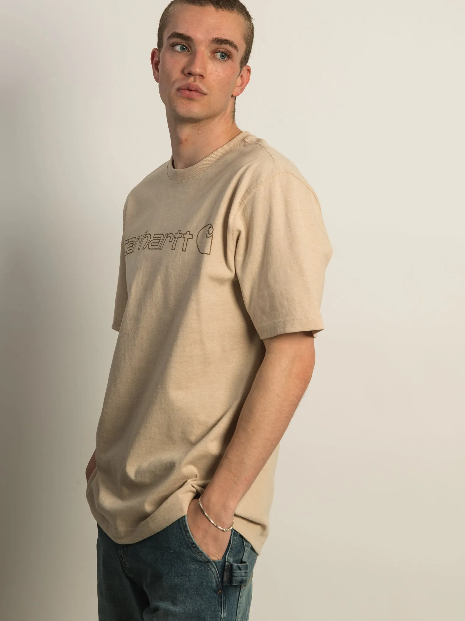 CARHARTT HEAVYWEIGHT SHORT SLEEVE LOGO GRAPHIC TEE sold by Boathouse product image thumbnail 4