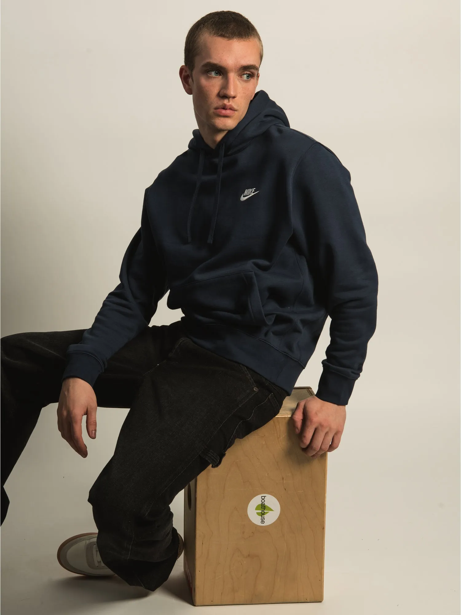 NIKE M NSW CLUB PULLOVER HOODIE-NAVY sold by Boathouse product image thumbnail 5