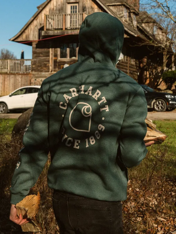 CARHARTT LOOSE FIT MIDWEIGHT 1889 GRAPHIC HOODIE sold by Boathouse