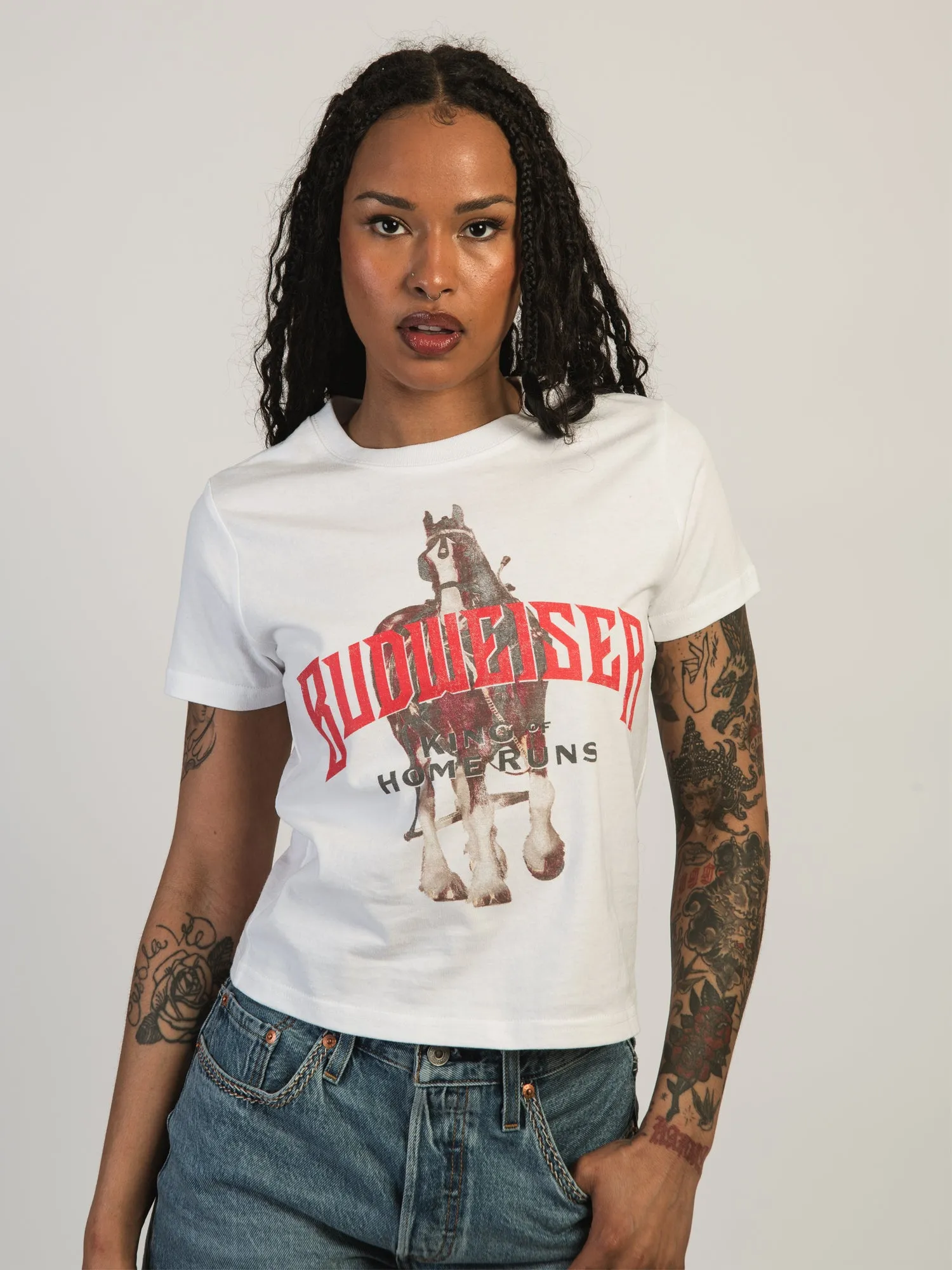 BUDWEISER HORSE BOXY TEE sold by Boathouse