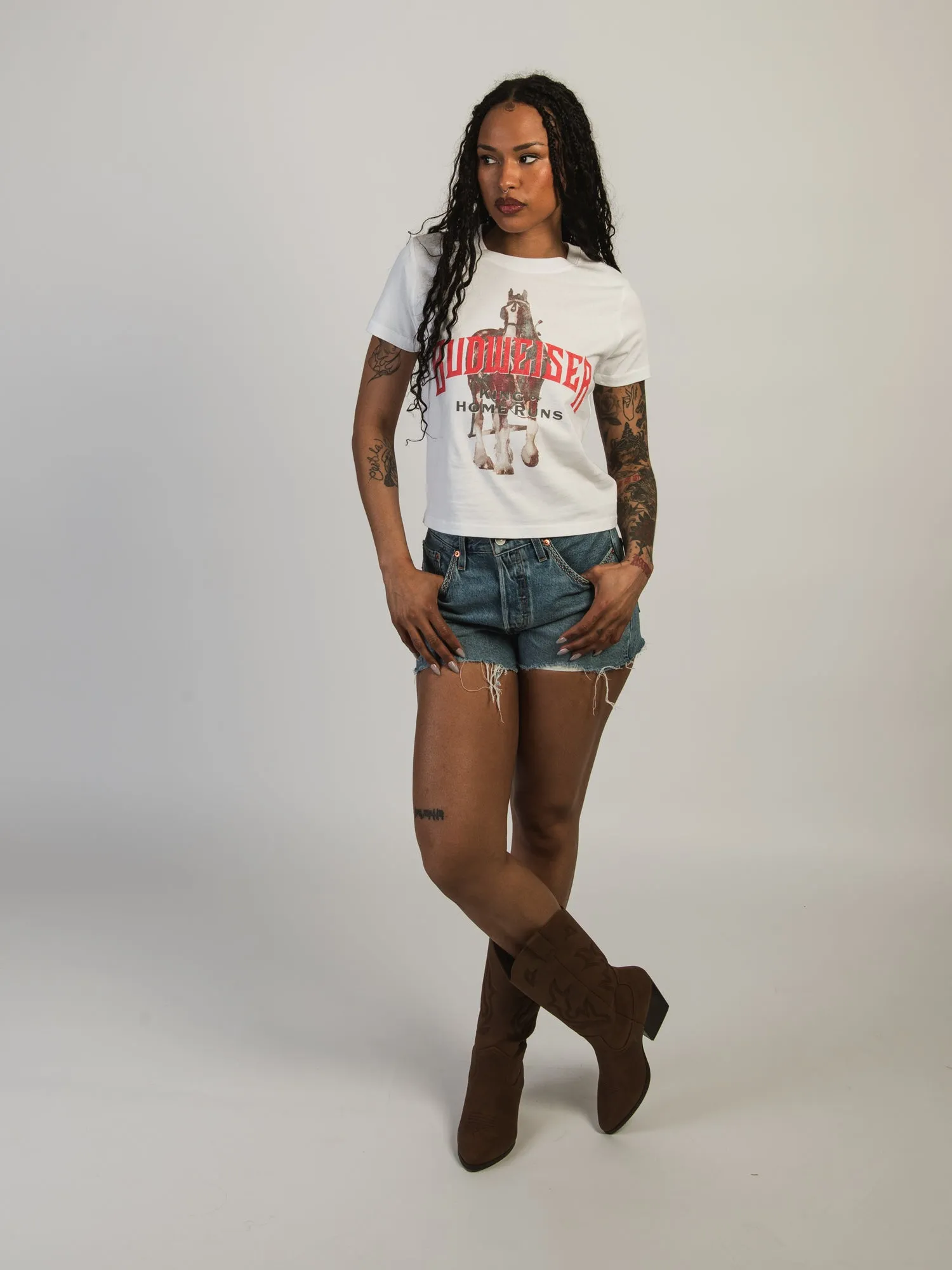 BUDWEISER HORSE BOXY TEE sold by Boathouse product image thumbnail 2