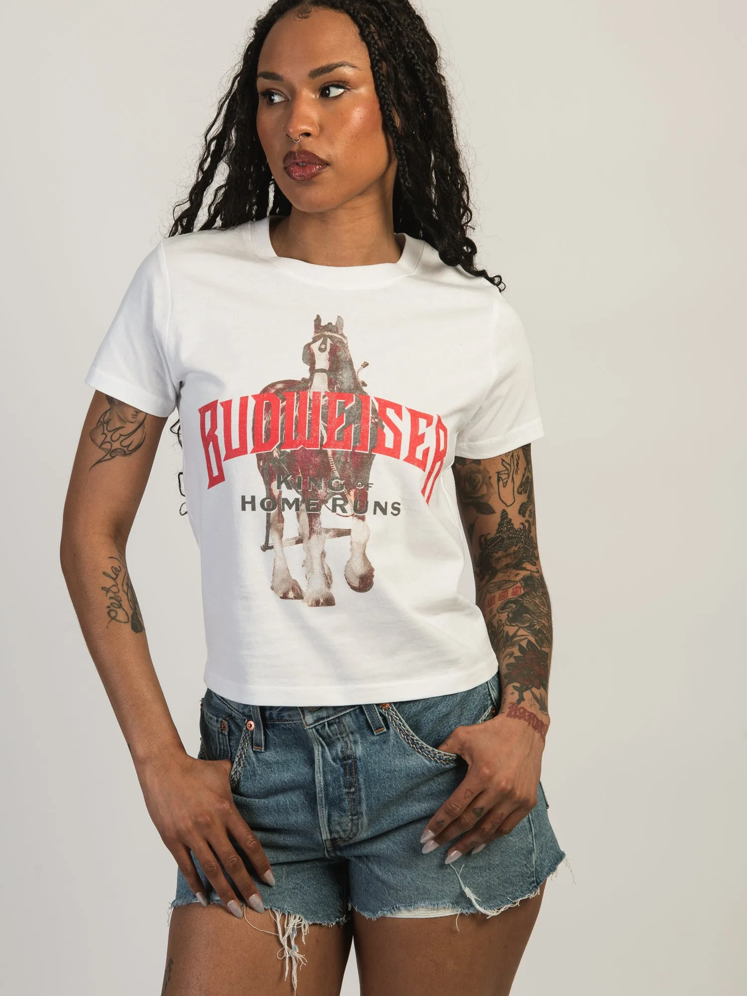 BUDWEISER HORSE BOXY TEE sold by Boathouse product image thumbnail 3