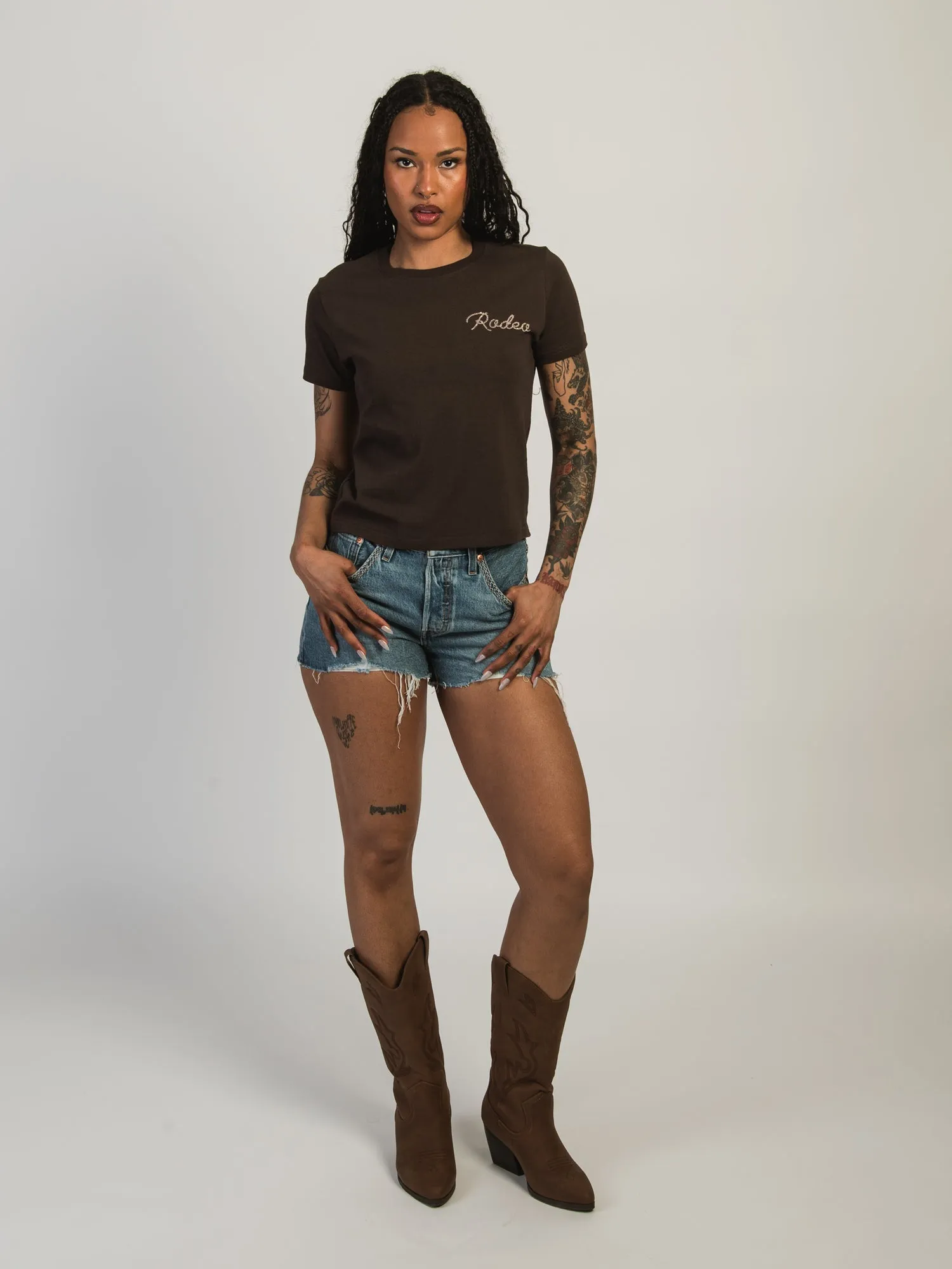 FIRST RODEO BOXY TEE sold by Boathouse product image thumbnail 3