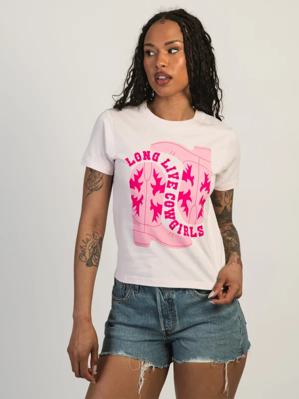 LONG LIVE COWGIRLS BOXY TEE sold by Boathouse