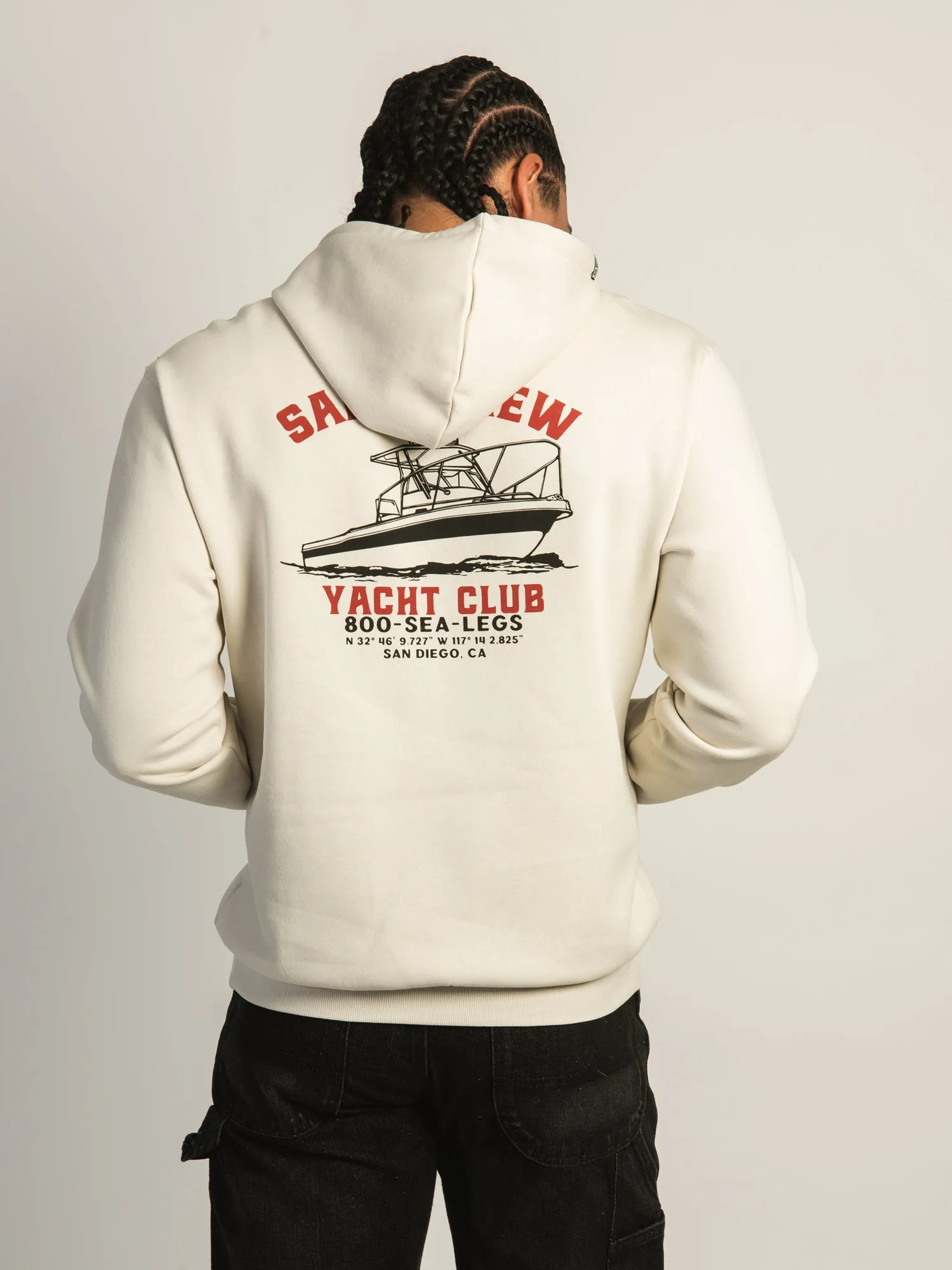 SALTY CREW YACHT CLUB PULLOVER HOODIE sold by Boathouse product image thumbnail 5