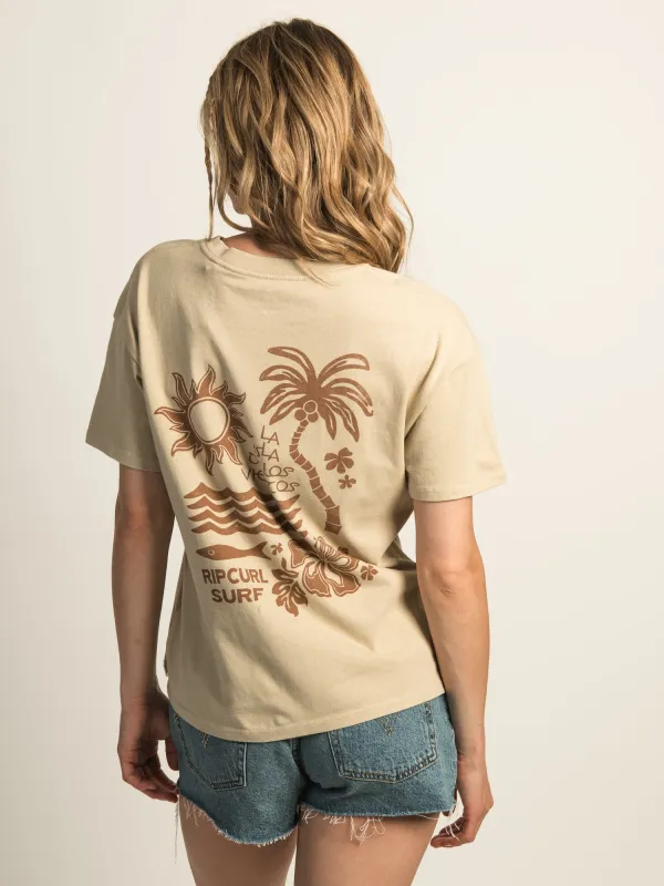 RIP CURL CALA NIGHTS RELAXED T-SHIRT made by Ripcurl