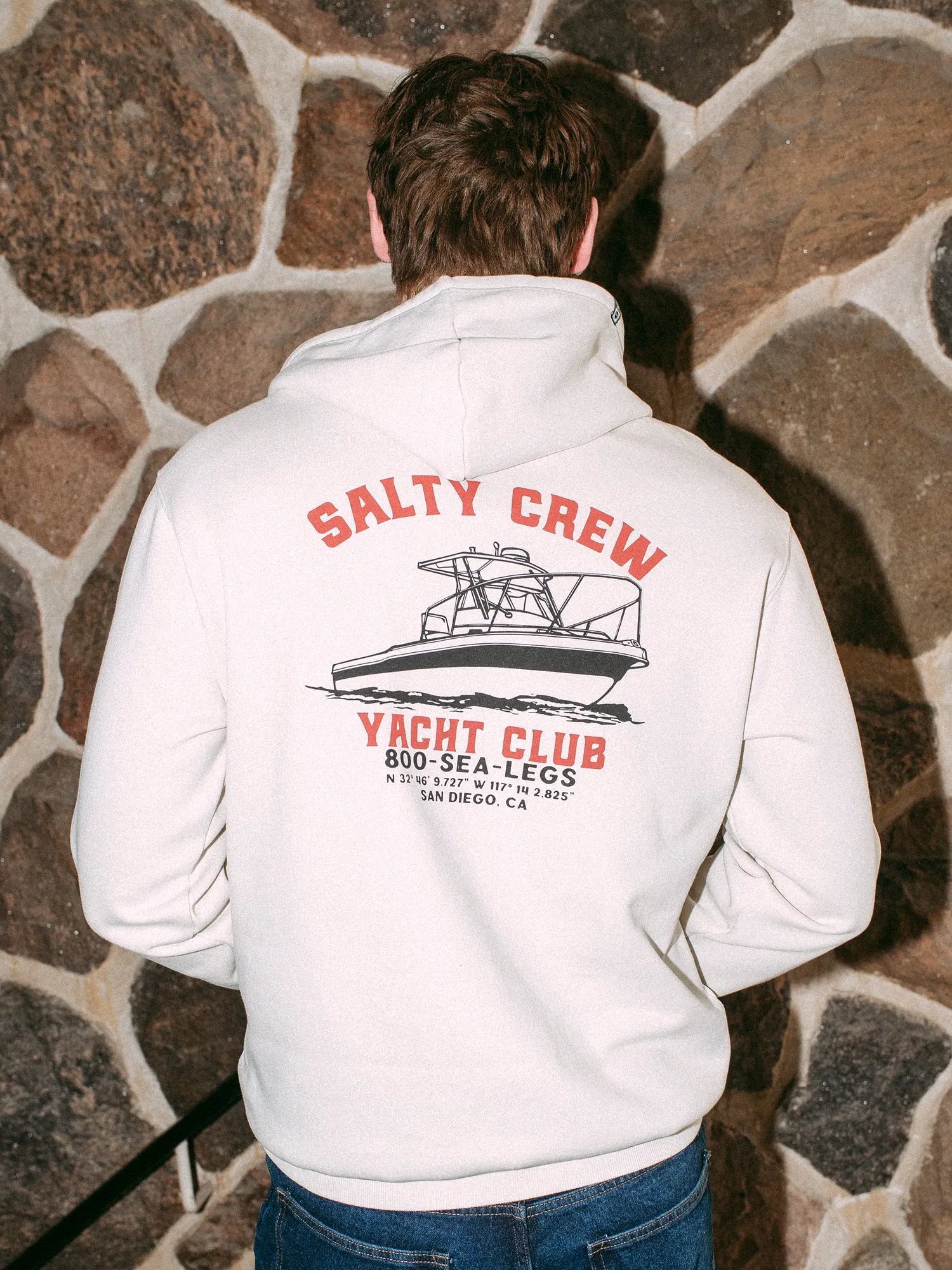 SALTY CREW YACHT CLUB PULLOVER HOODIE sold by Boathouse