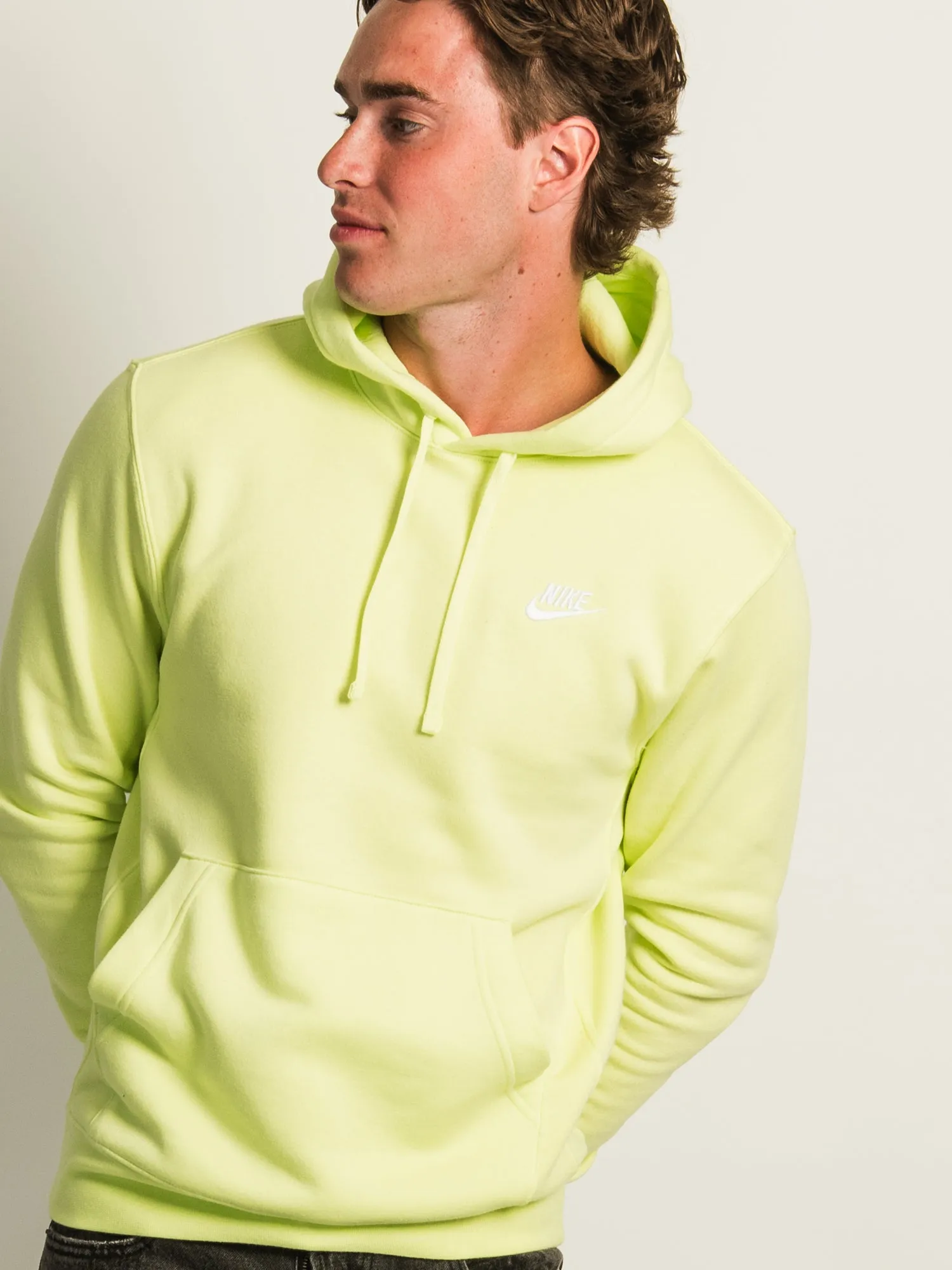NIKE SPORTSWEAR CLUB PULL OVER HOODIE- LEMON TWIST sold by Boathouse product image thumbnail 2
