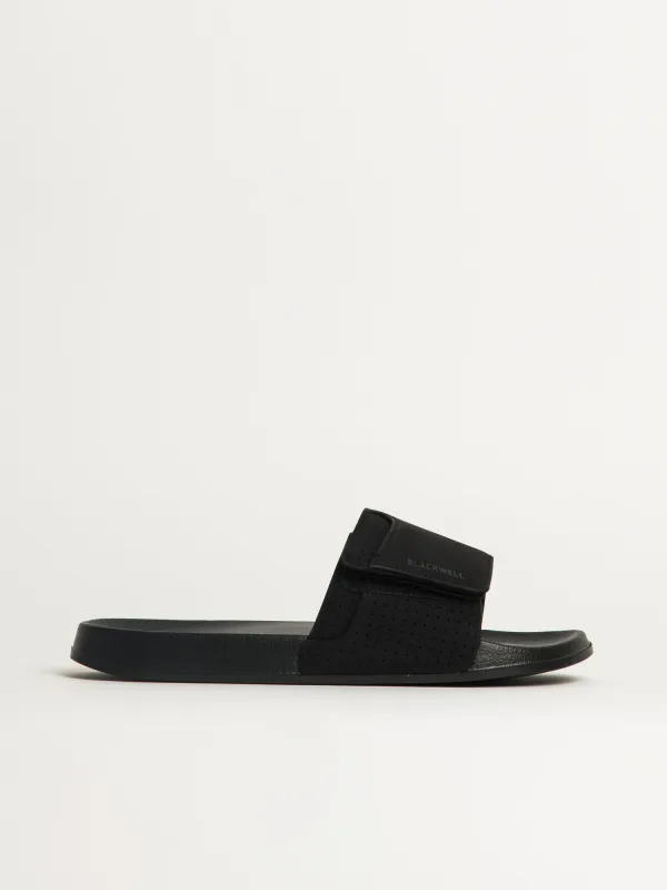 MENS BLACKWELL BEAU ADJUSTABLE SLIDE - BLACK sold by Boathouse