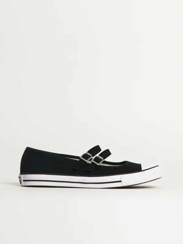 WOMENS CONVERSE CTAS DAINTY MARY JANE SLIP-ON - BLACK/EGRET sold by Boathouse