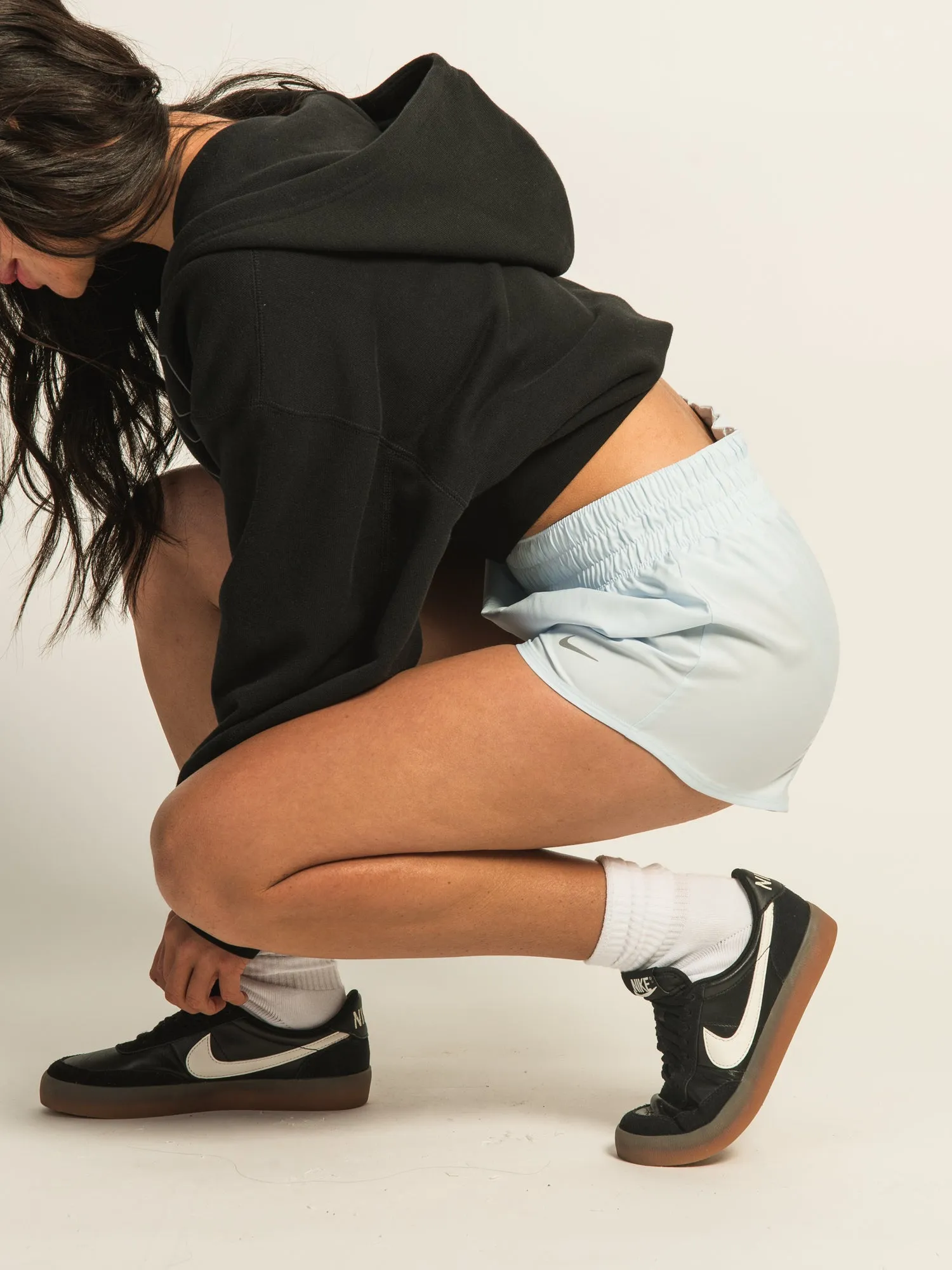 NIKE ONE DF MID-RISE 3IN BRIEF-LINED SHORT - BLUE sold by Boathouse product image thumbnail 5