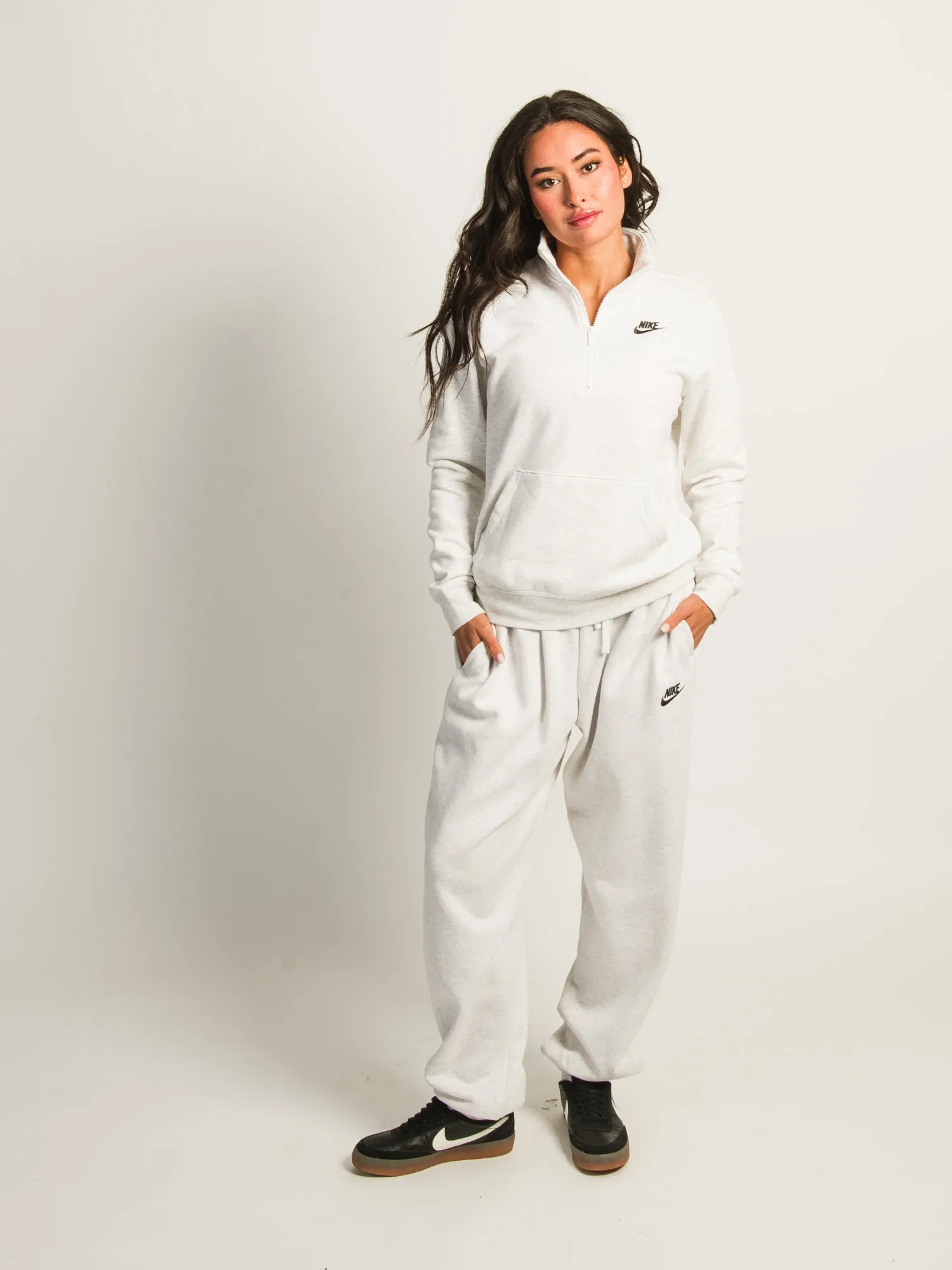 NIKE SPORTSWEAR CLUB FLEECE QUARTER ZIP - BIRCH sold by Boathouse product image thumbnail 2