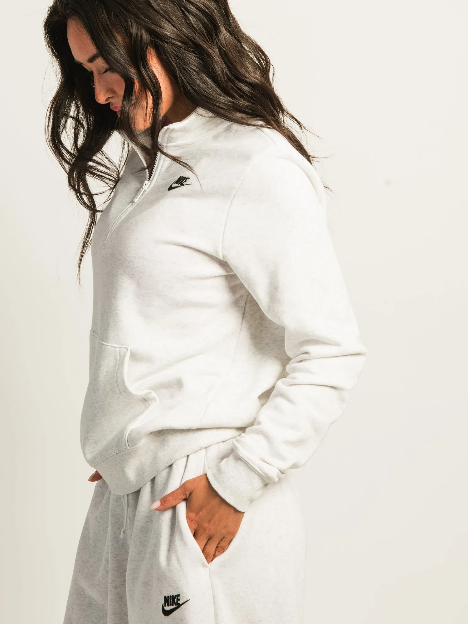 NIKE SPORTSWEAR CLUB FLEECE QUARTER ZIP - BIRCH sold by Boathouse product image thumbnail 5